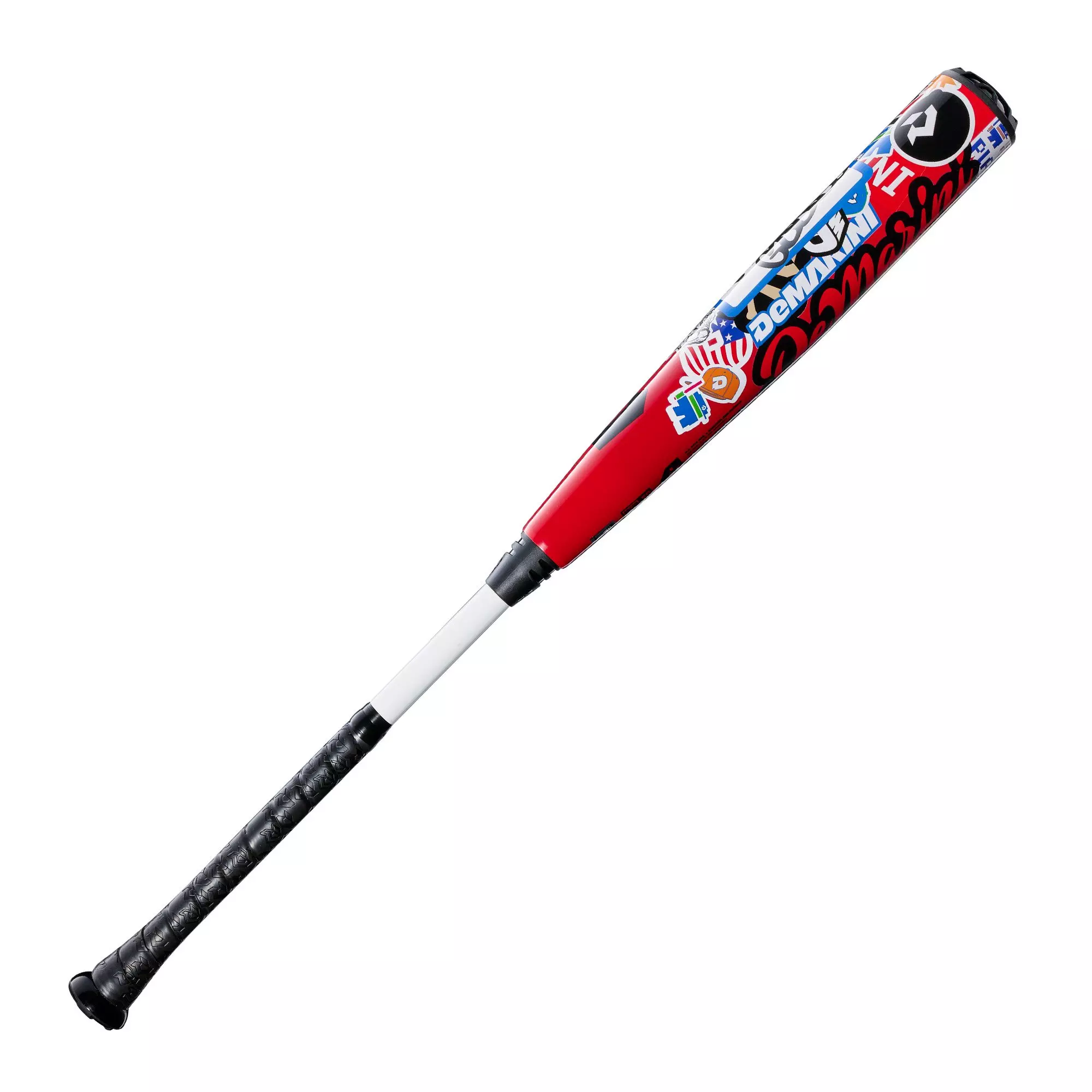 DeMarini Sticker Bomb The Goods BBCOR Baseball Bat (-3) 2026 - RED/WHITE