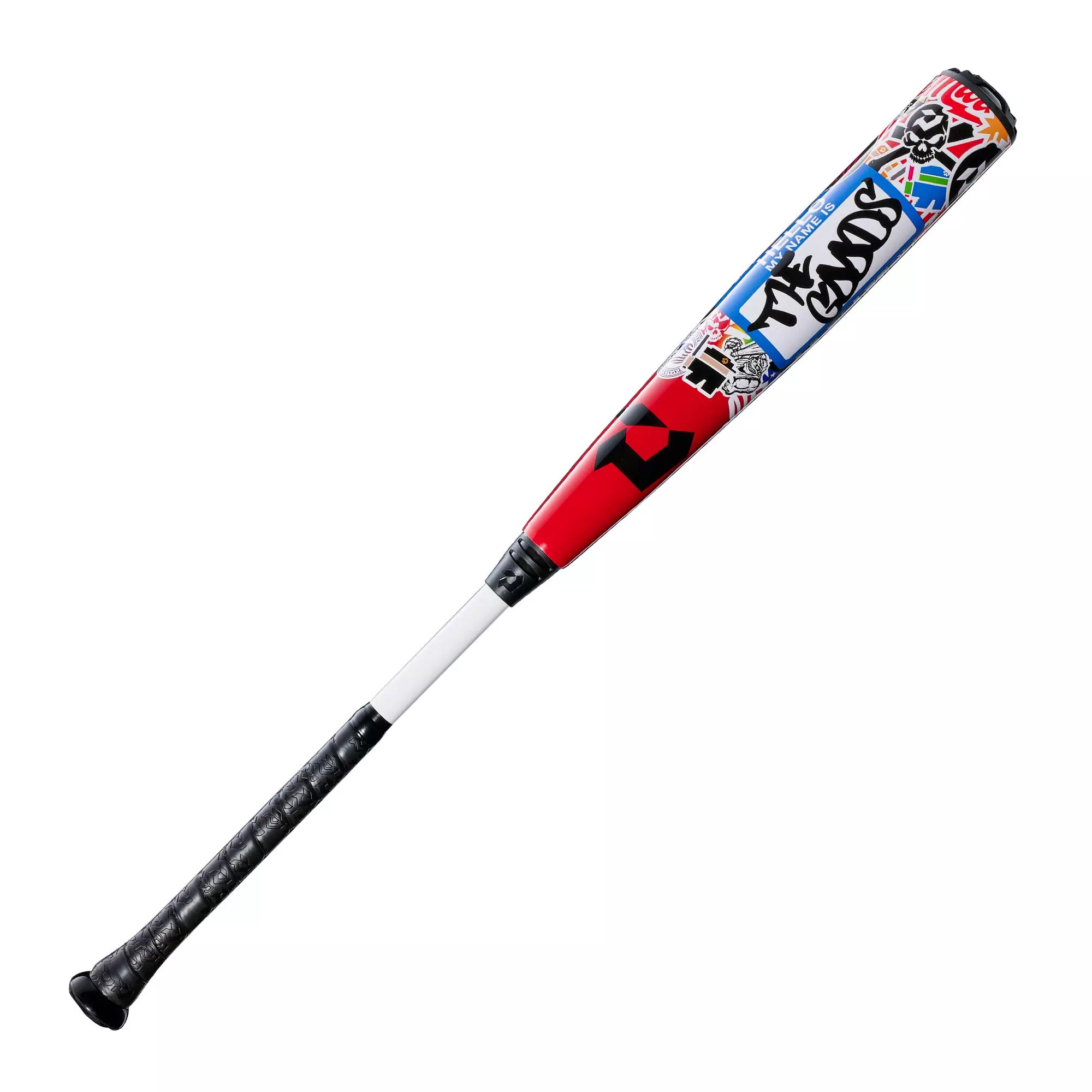 DeMarini Sticker Bomb The Goods BBCOR Baseball Bat (-3) 2026 - RED/WHITE