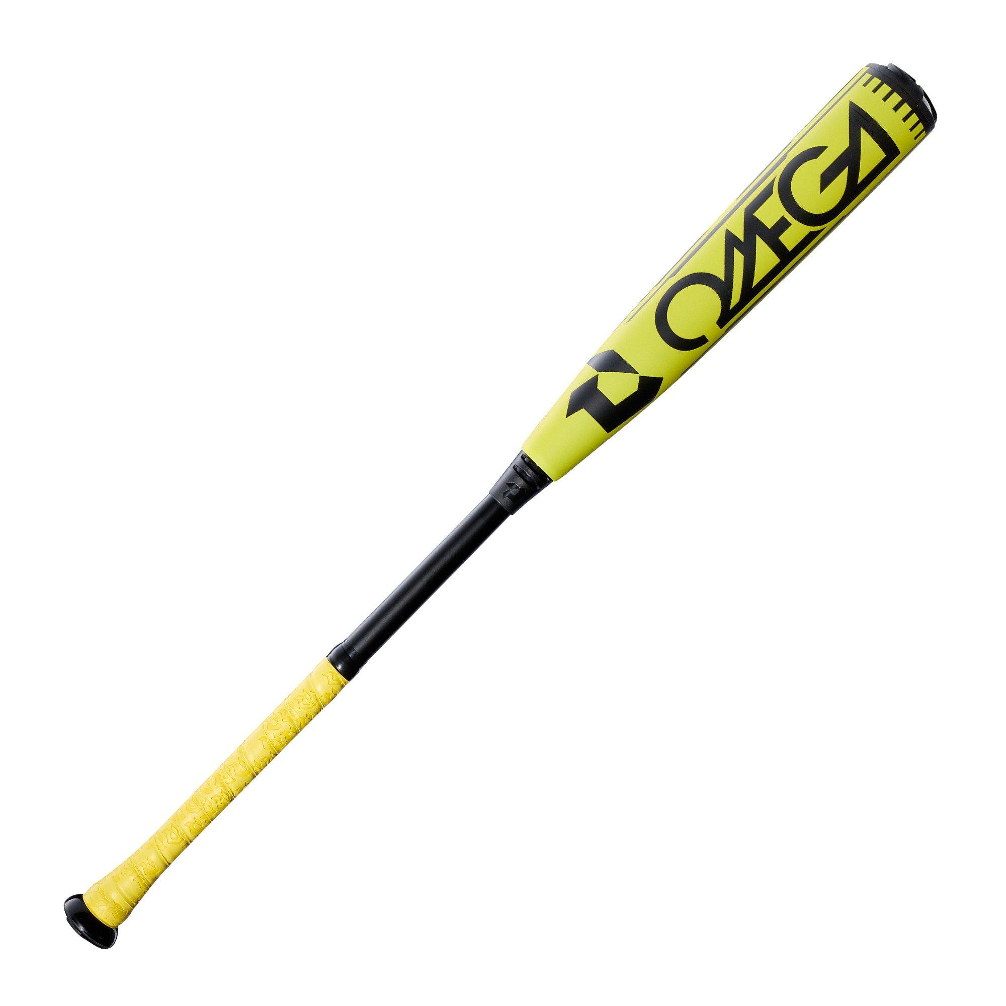 DeMarini Omega Electric Yellow BBCOR Baseball Bat (-3) 2026 - YELLOW/BLACK Thumbnail View 5