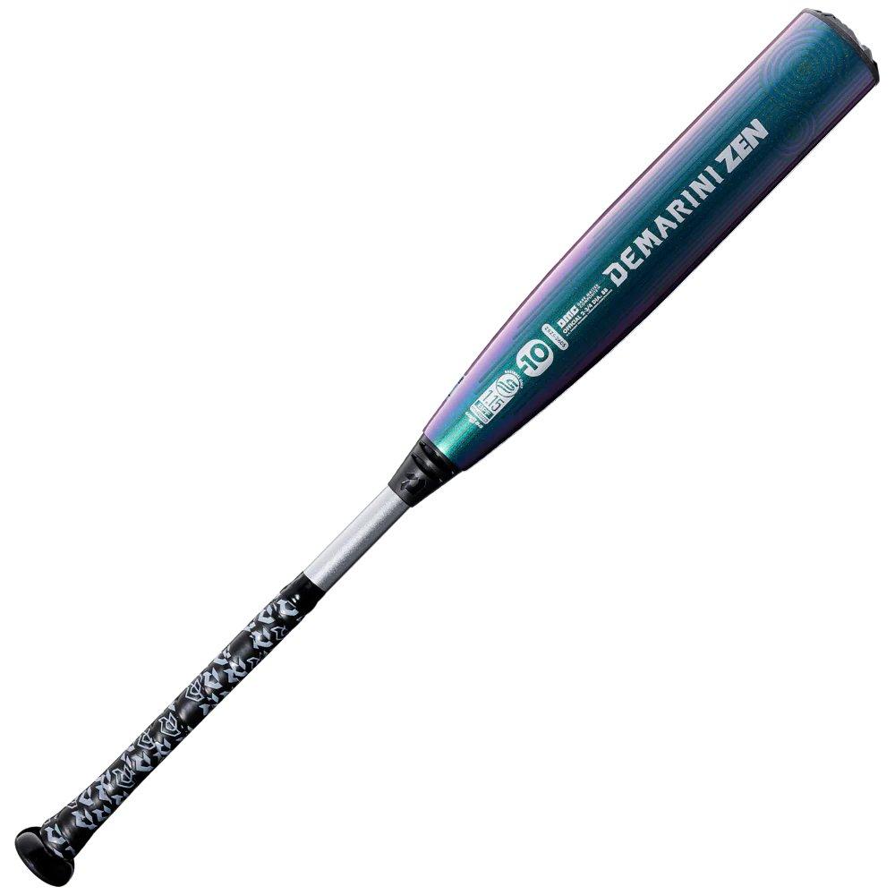 DeMarini Zen OIL SLICK Composite USSSA Baseball Bat -10 - PURPLE Thumbnail View 4