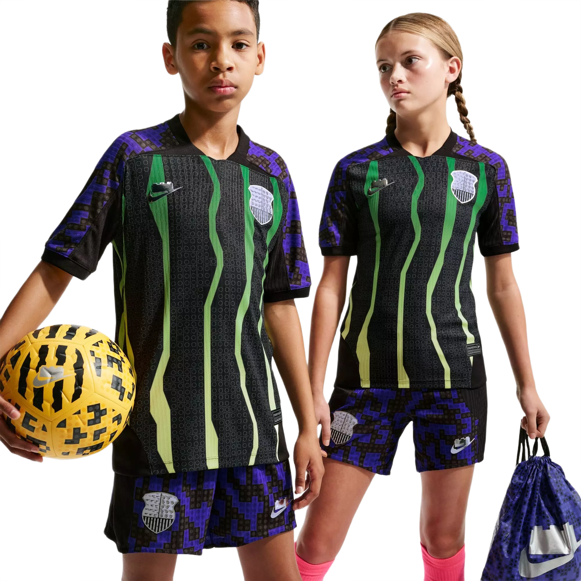 Nike Big Kids' x LEGO Collection Aero-FIT Soccer Jersey - BLACK