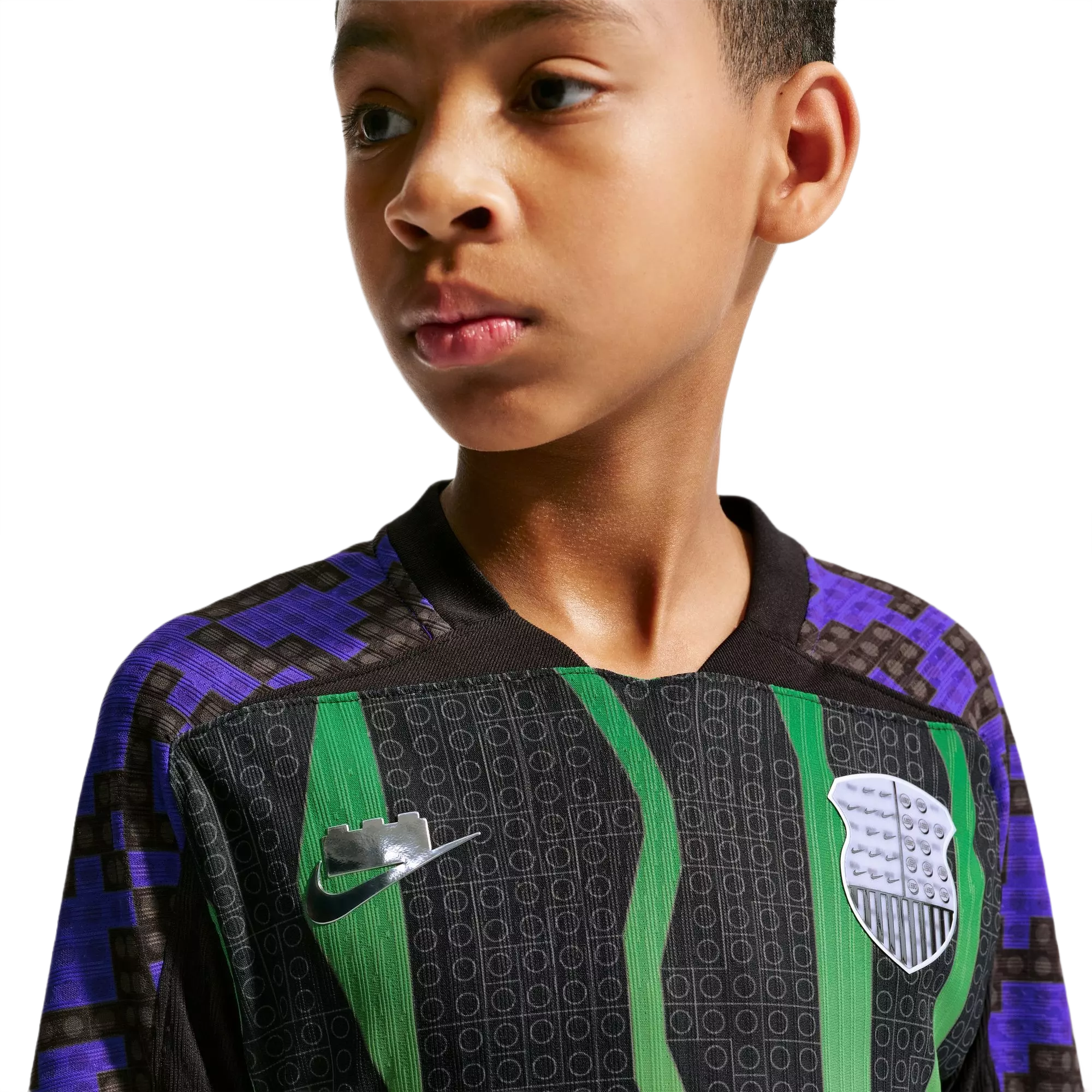 Nike Big Kids' x LEGO Collection Aero-FIT Soccer Jersey - BLACK