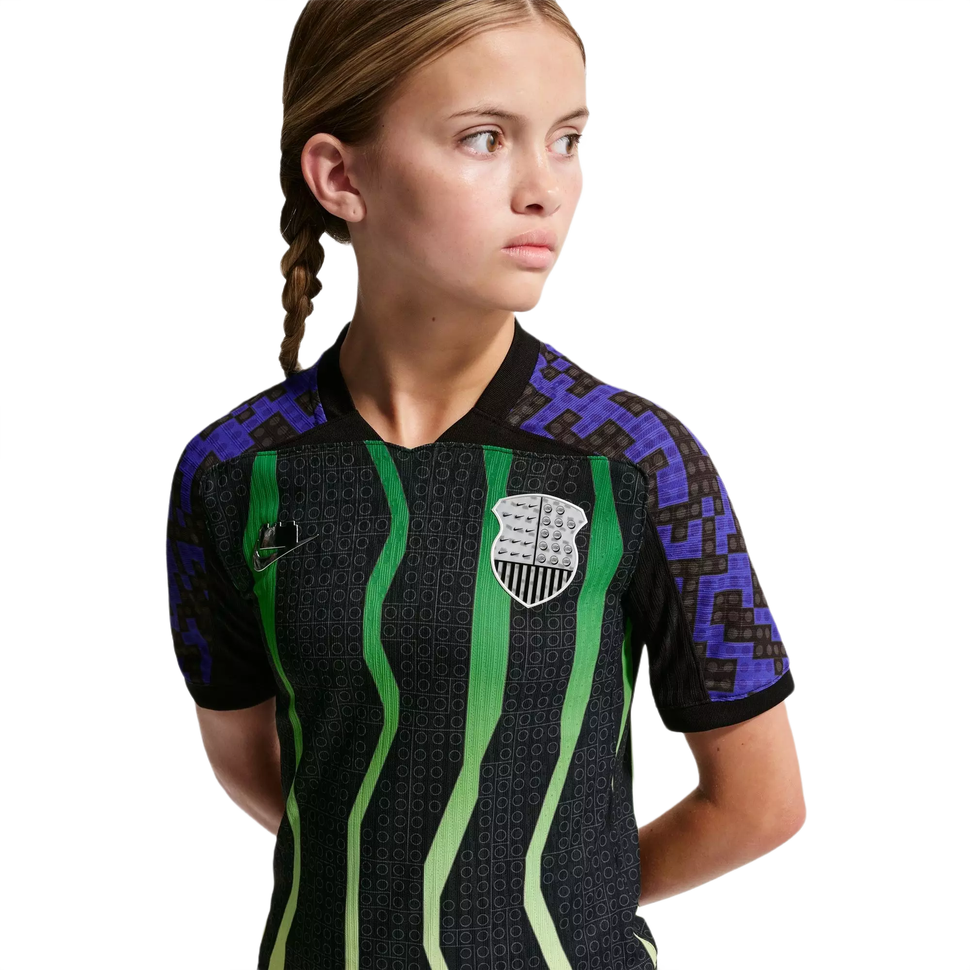 Nike Big Kids' x LEGO Collection Aero-FIT Soccer Jersey - BLACK