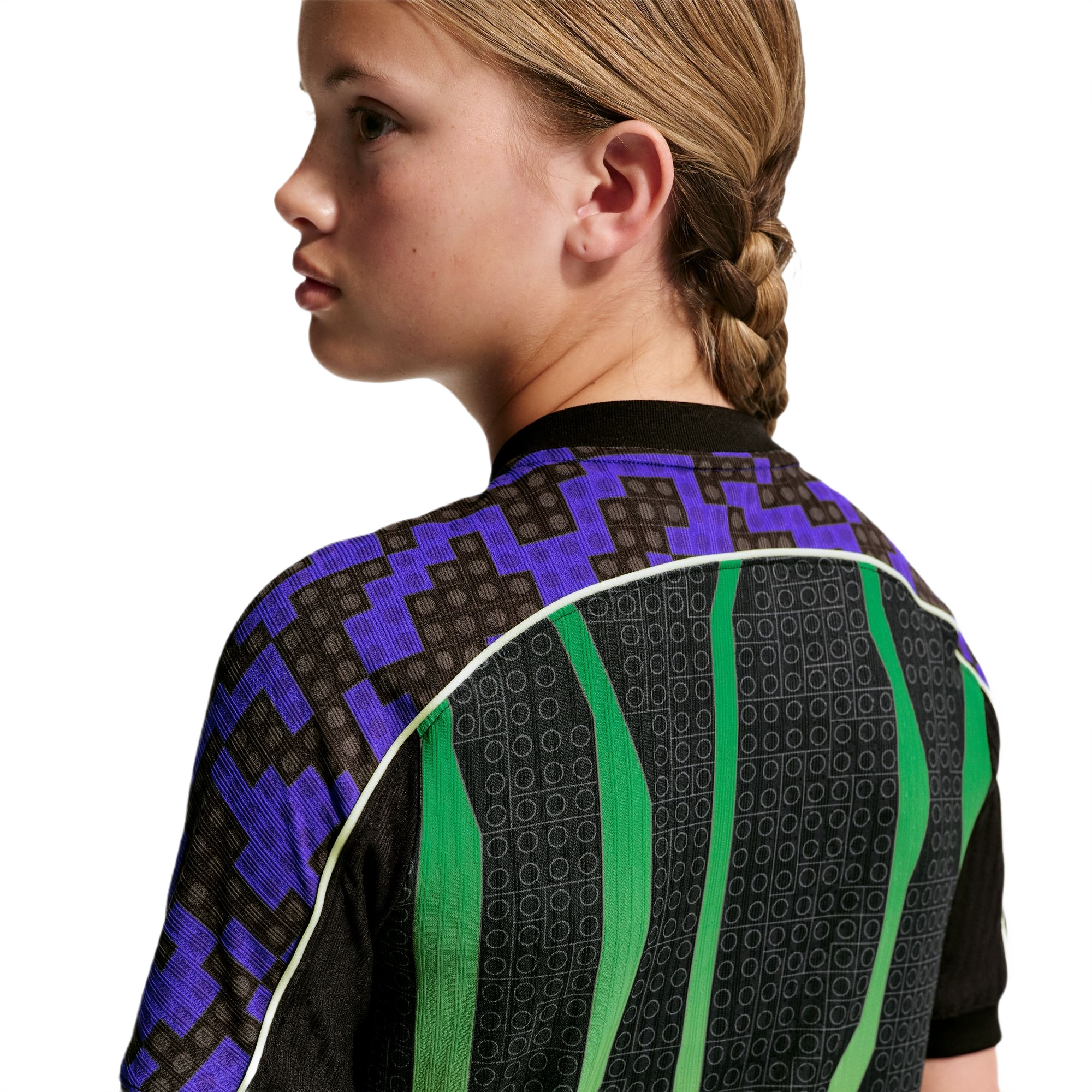 Nike Big Kids' x LEGO Collection Aero-FIT Soccer Jersey - BLACK Thumbnail View 7