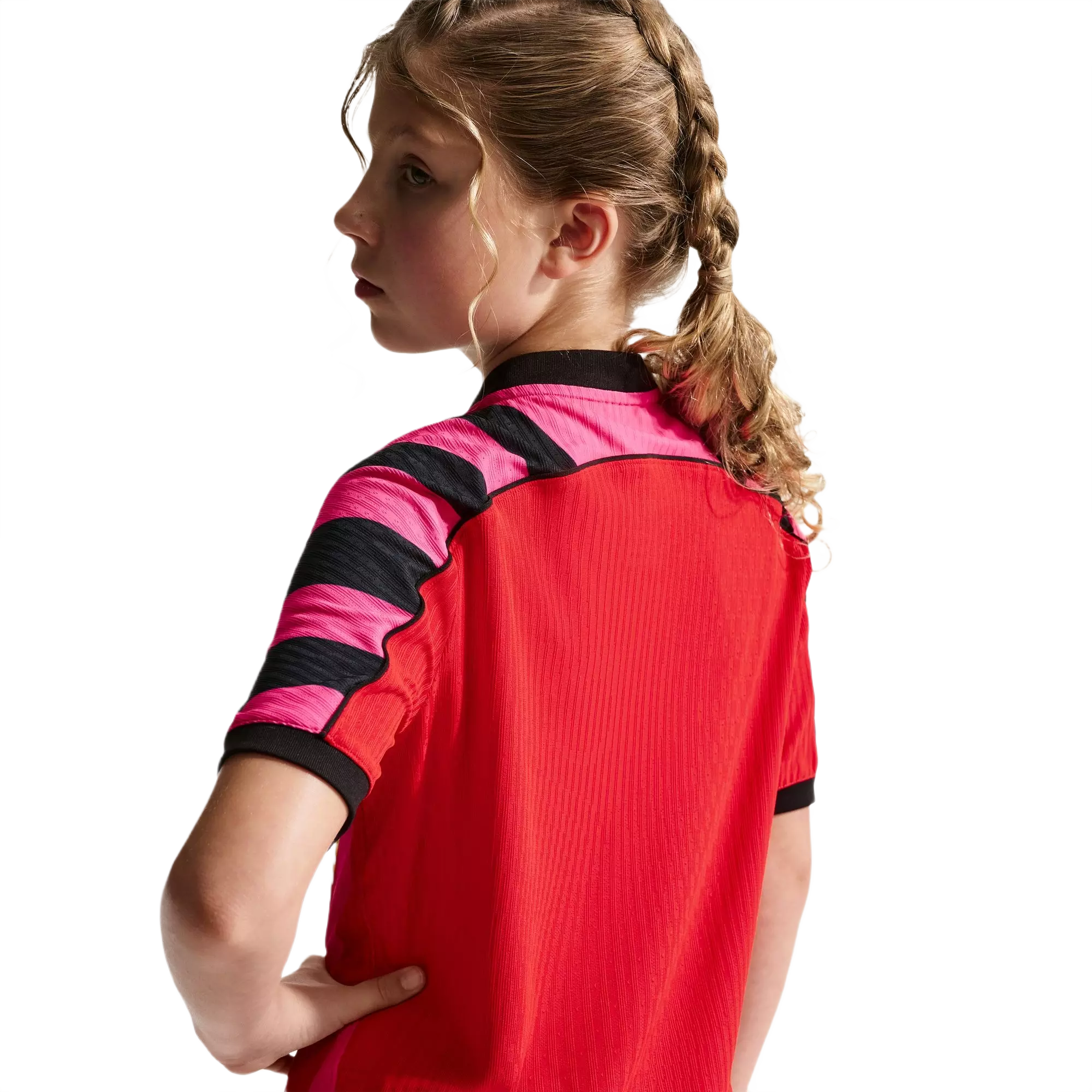Nike Big Kids' x LEGO Collection Aero-FIT Soccer Jersey - Pink/Red - PINK/RED