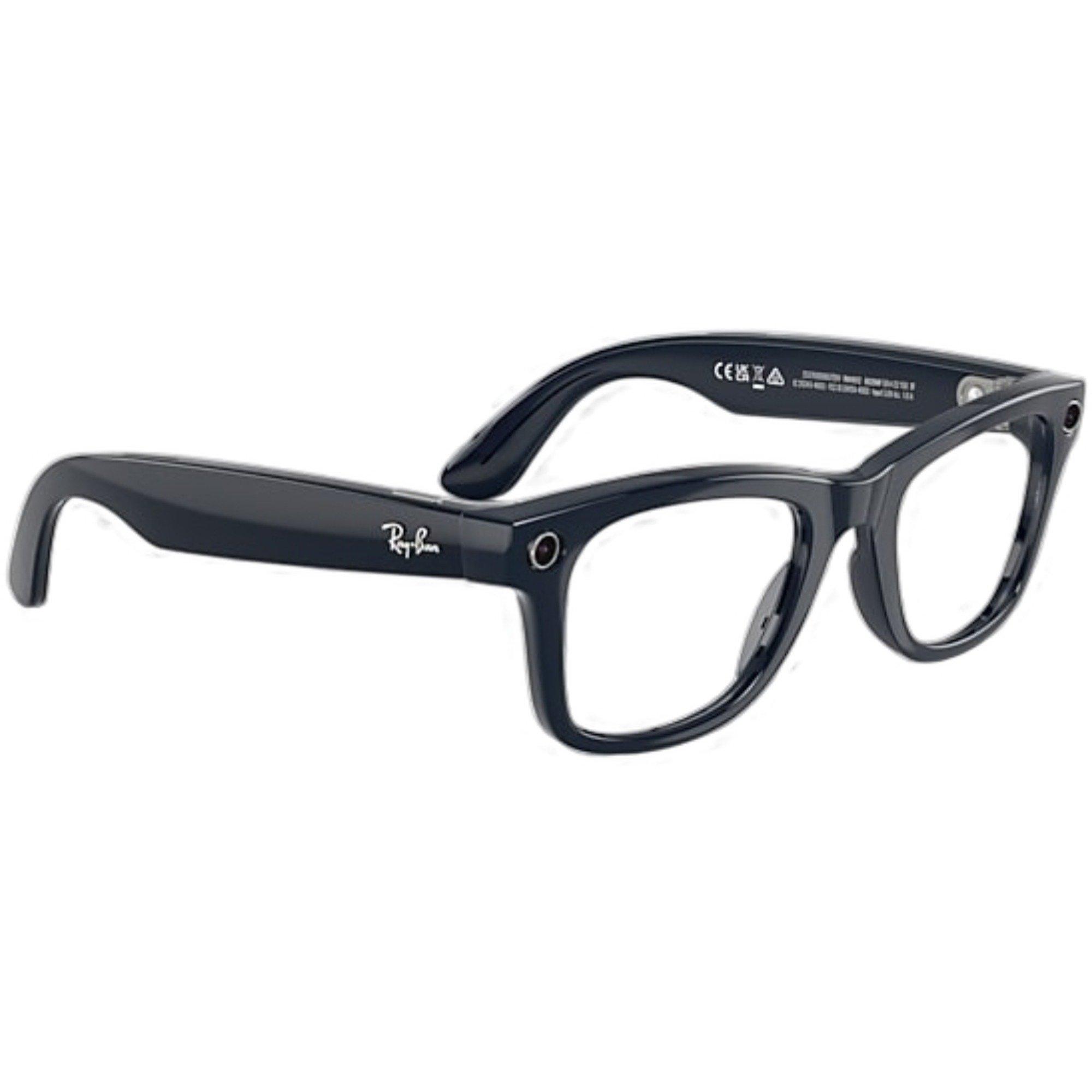 Ray-Ban Meta Wayfarer Sunglasses - BLACK Thumbnail View 8