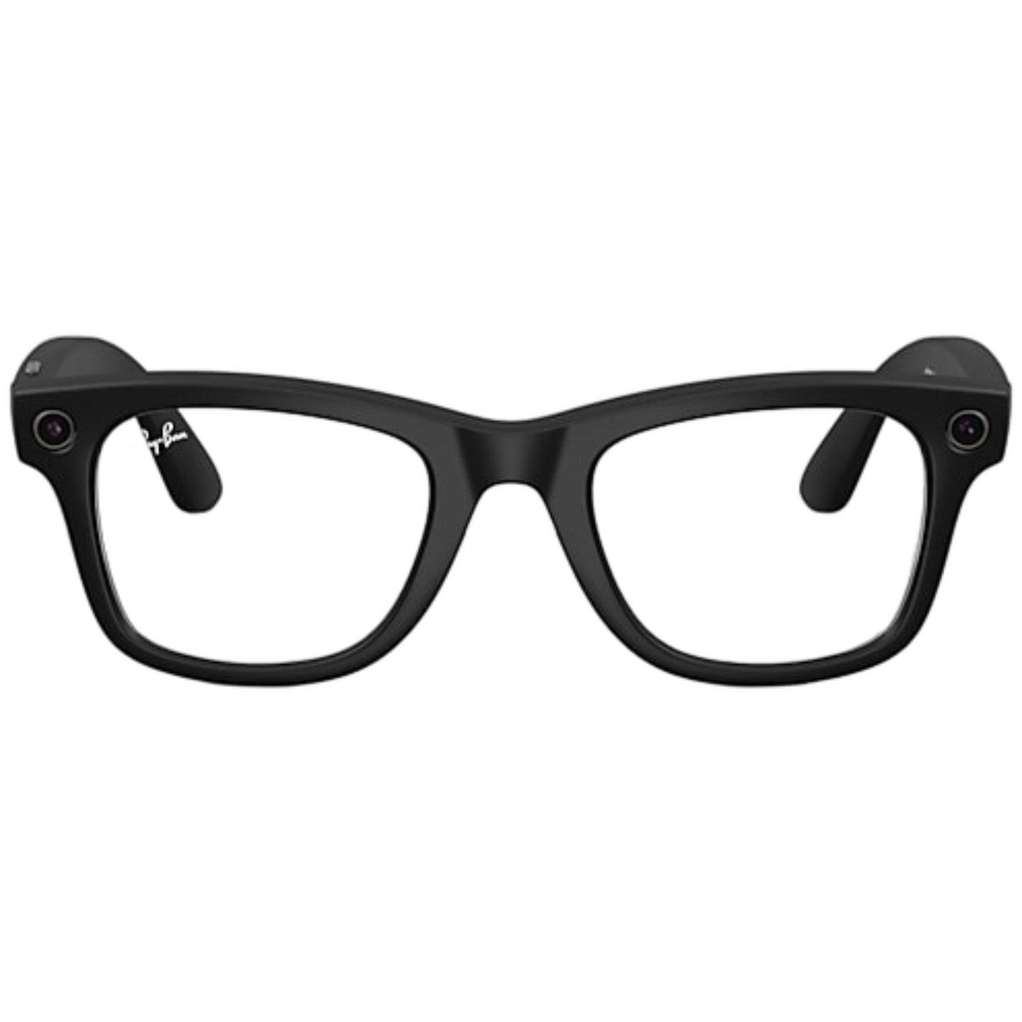 Ray-Ban Meta Wayfarer Sunglasses-Matte Black - BLACK Thumbnail View 2