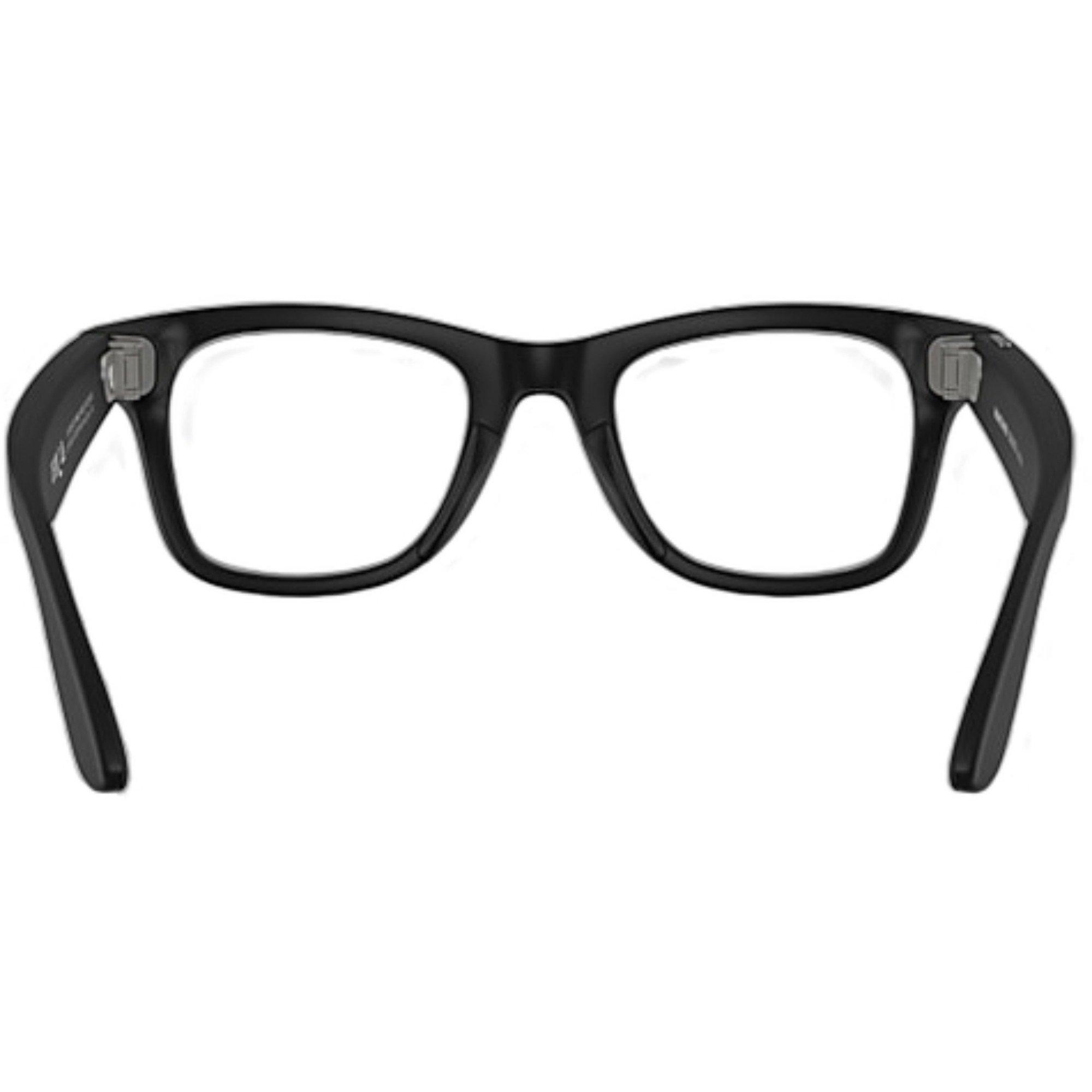Ray-Ban Meta Wayfarer Sunglasses-Matte Black - BLACK Thumbnail View 5