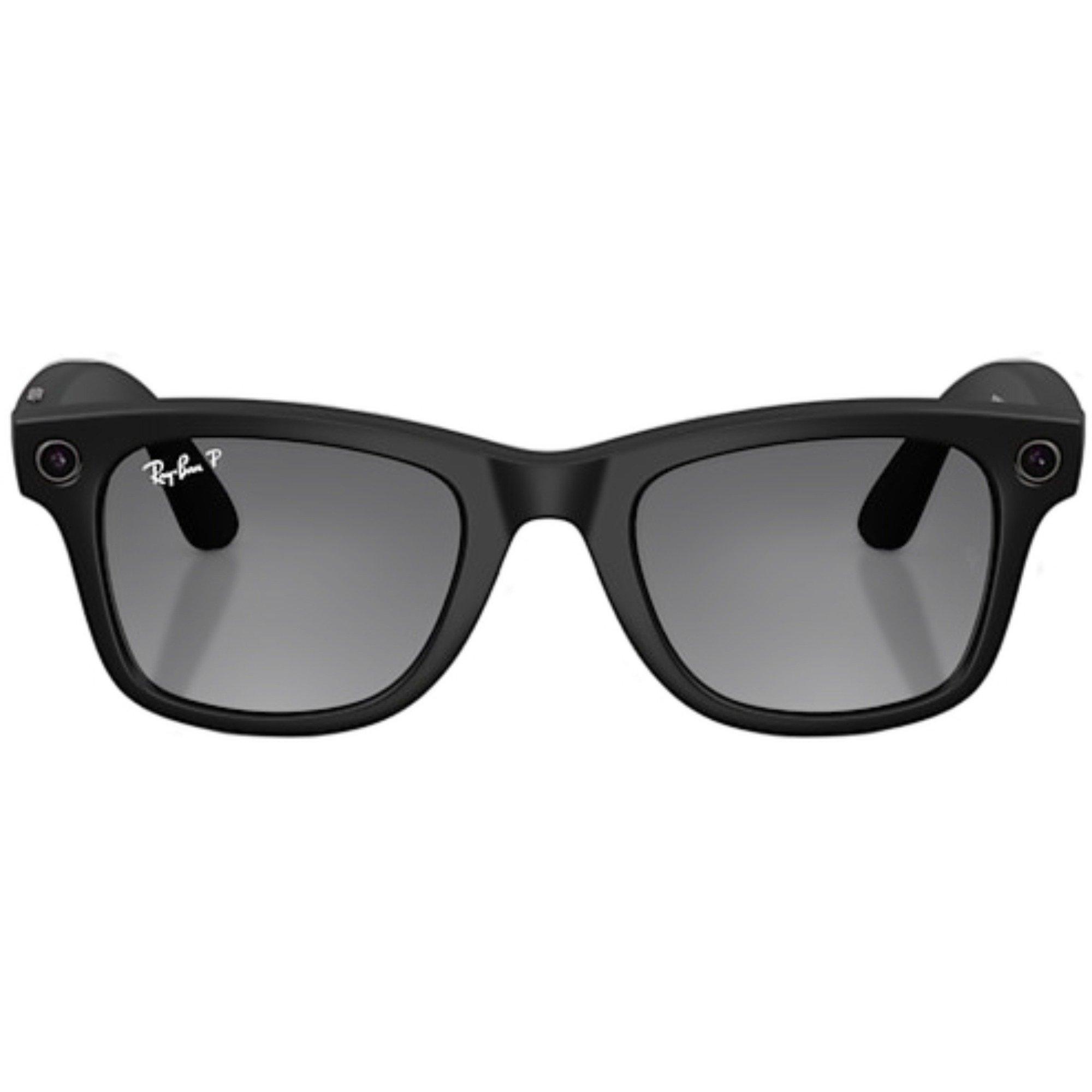 Ray-Ban Meta Wayfarer Sunglasses-Black - BLACK Thumbnail View 2