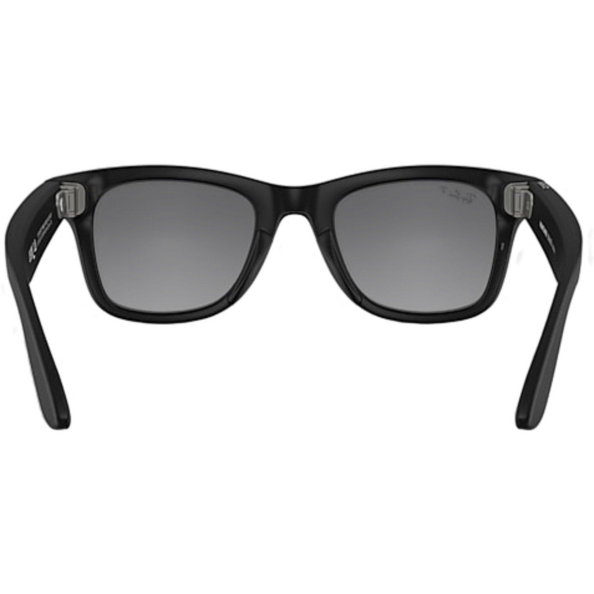 Ray-Ban Meta Wayfarer Sunglasses-Black - BLACK Thumbnail View 4