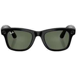 Ray-Ban Meta Wayfarer Sunglasses-Black/Green