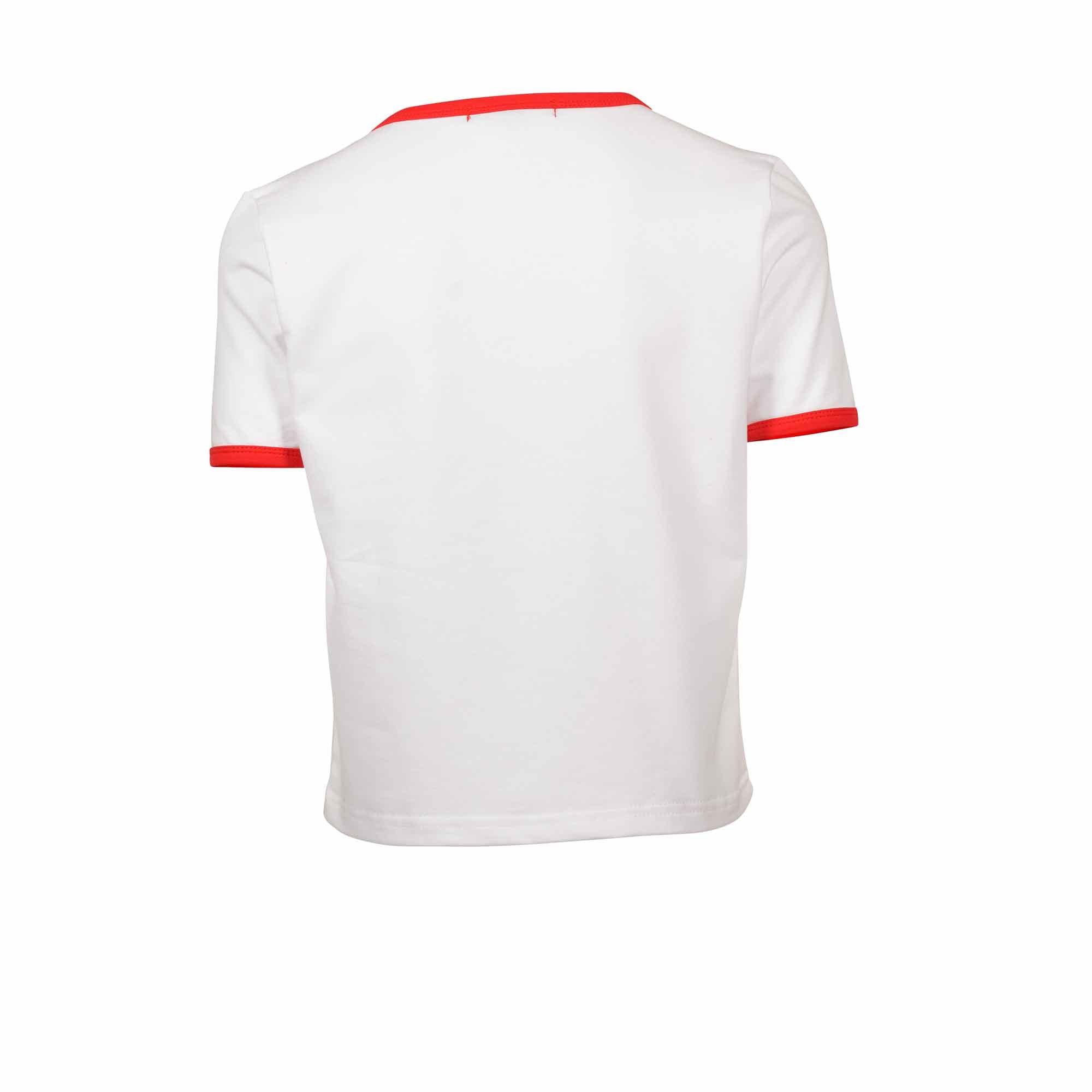 Streetz Iz Watchin Big Girls' I Love Me Baby Tee - WHITE/RED Thumbnail View 2