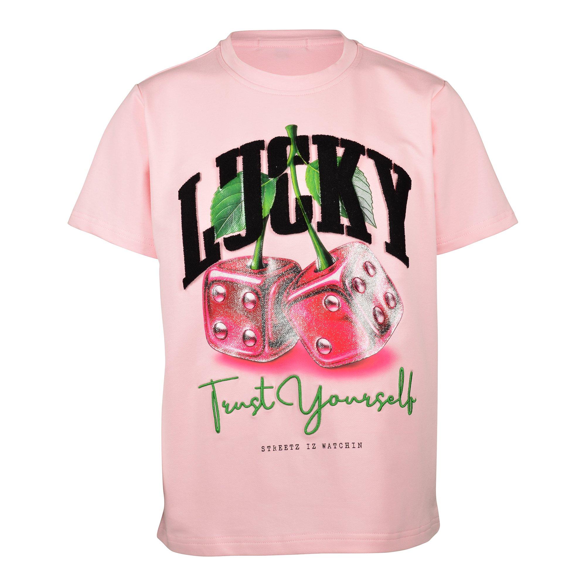 Big Girls' Lucky Graphic Tee 100% Cotton | Hibbett