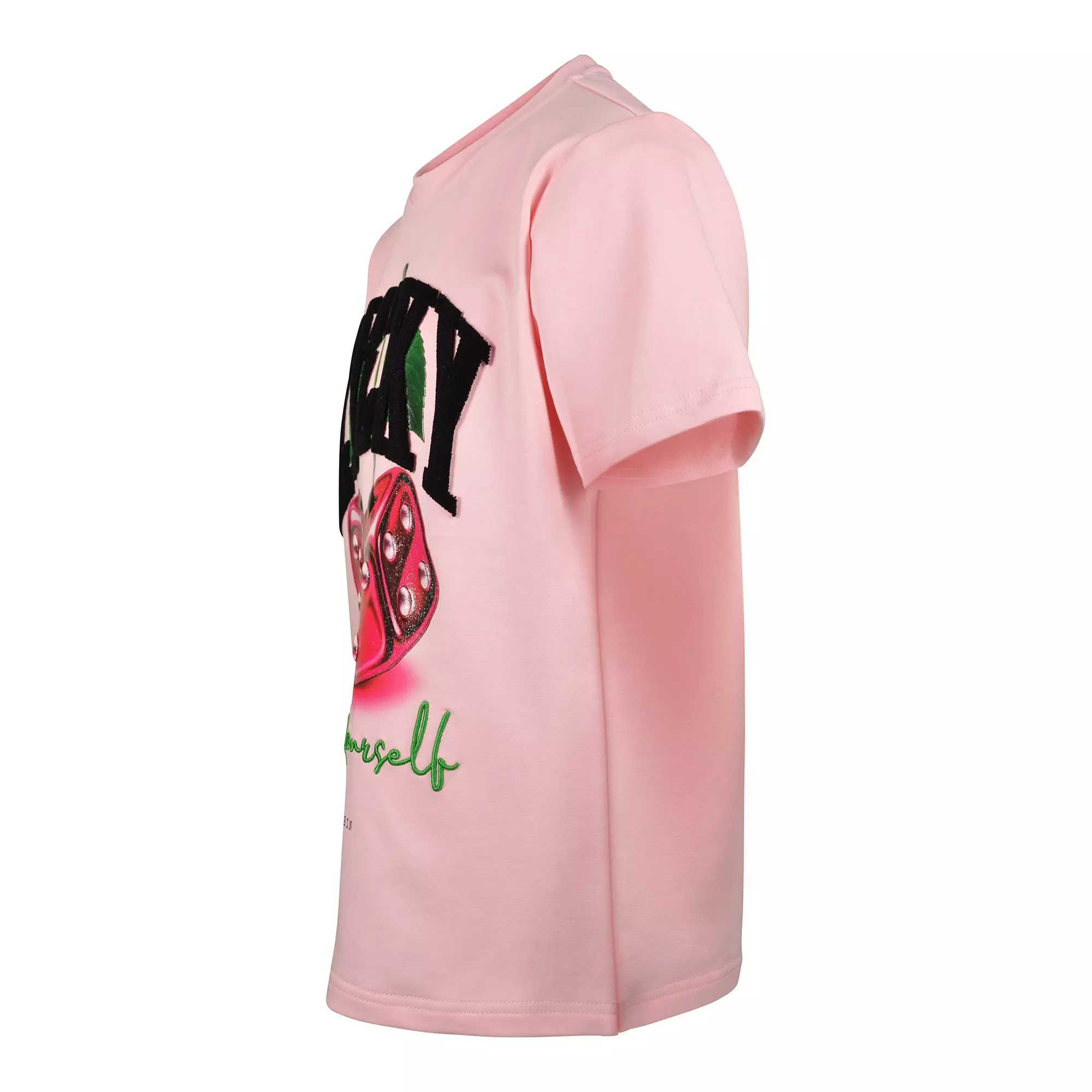 Streetz Iz Watchin Big Girls' Lucky Tee - PINK
