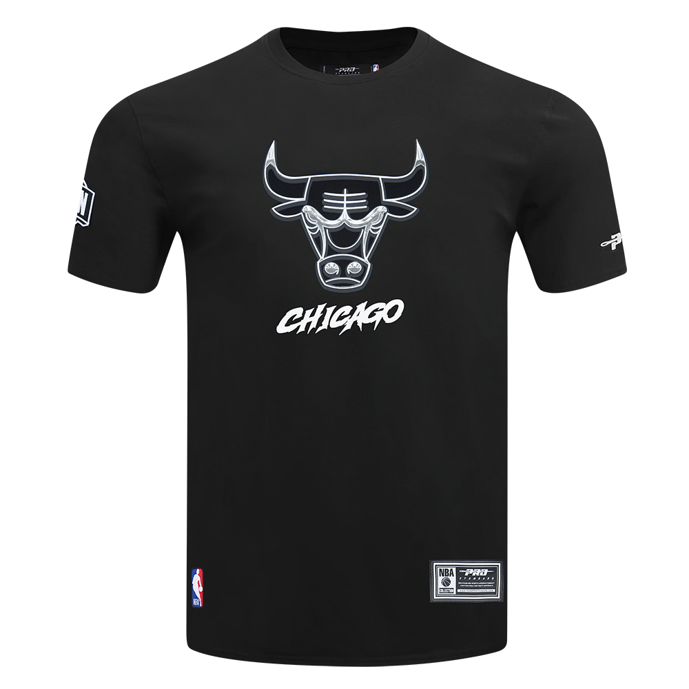 Pro Standard Chicago Bulls Grey Pack Tee-Black - BLACK Thumbnail View 1