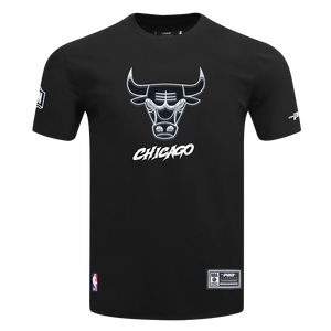 Pro Standard Chicago Bulls Grey Pack Tee-Black