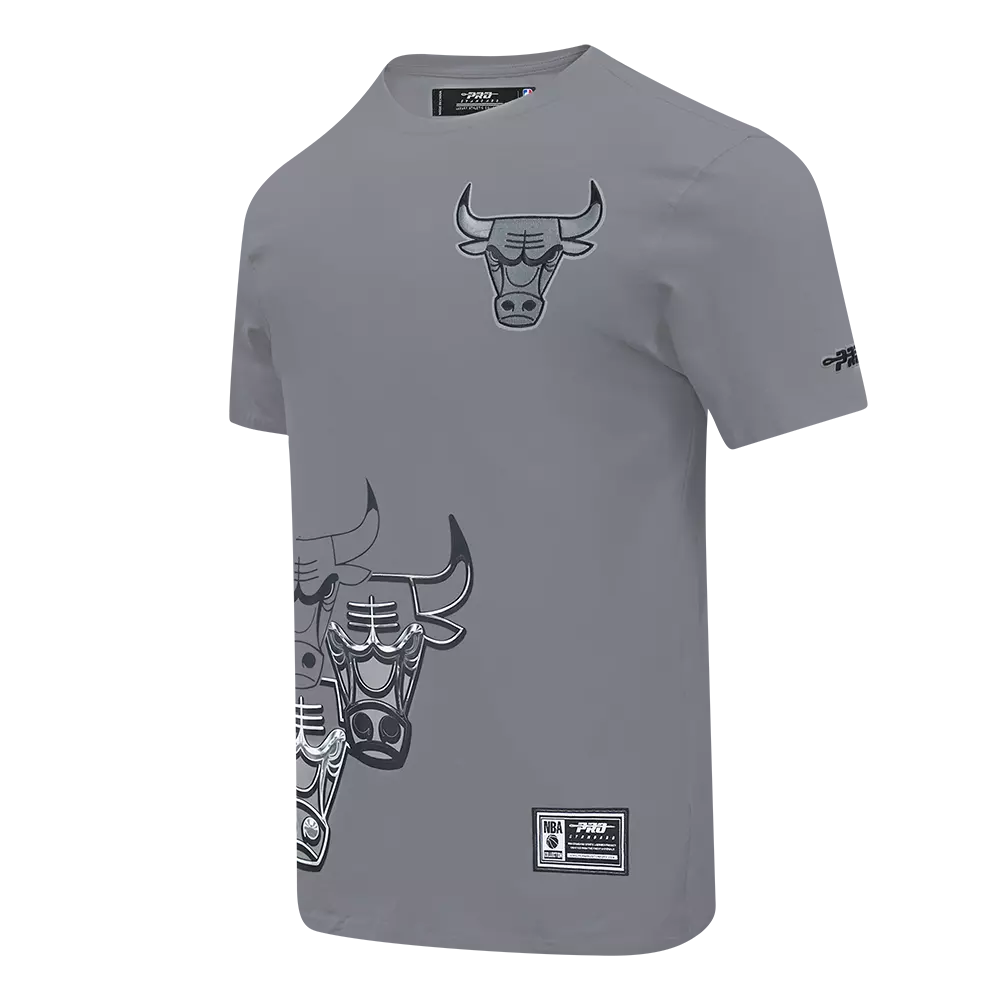 Pro Standard Chicago Bulls Grey Pack Tee-Grey - GREY