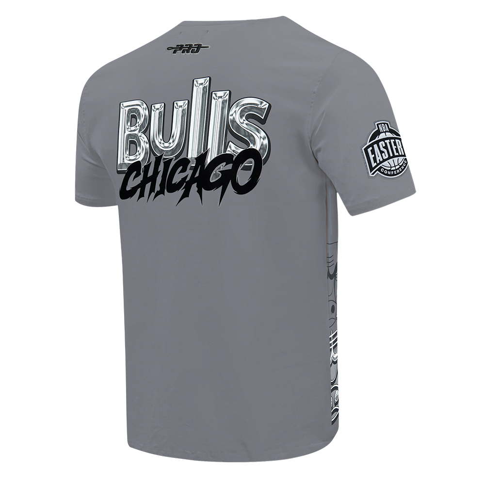 Pro Standard Chicago Bulls Grey Pack Tee-Grey - GREY Thumbnail View 4