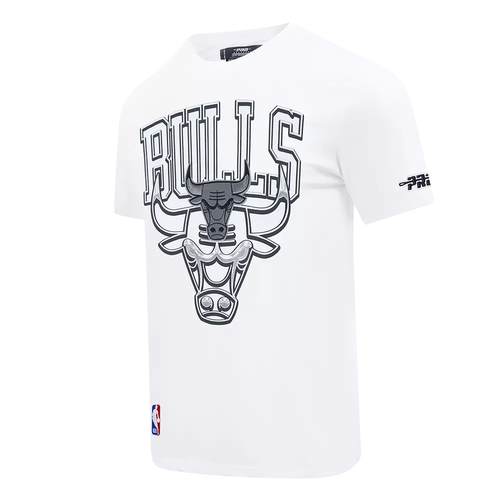 Pro Standard Chicago Bulls Grey Pack Tee-White - WHITE