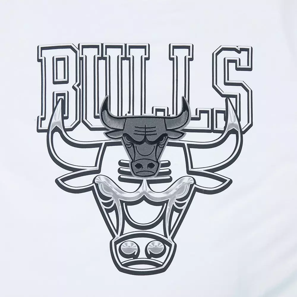 Pro Standard Chicago Bulls Grey Pack Tee-White - WHITE