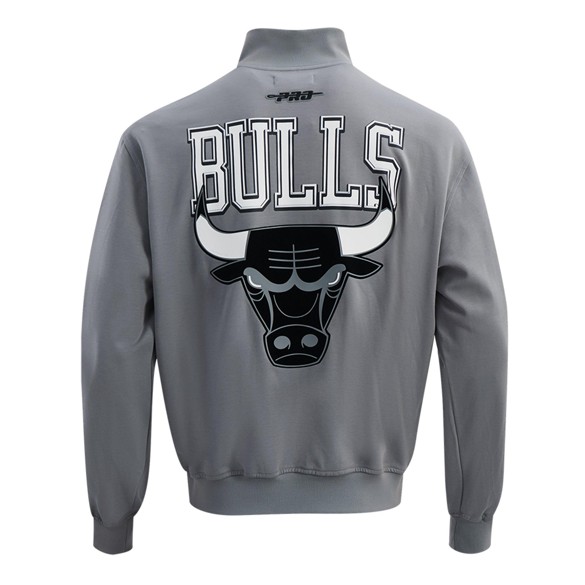 Pro Standard Chicago Bulls Grey Pack Track Jacket-Grey - GREY Thumbnail View 2