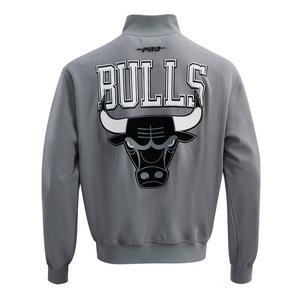 Pro Standard Chicago Bulls Grey Pack Track Jacket-Grey