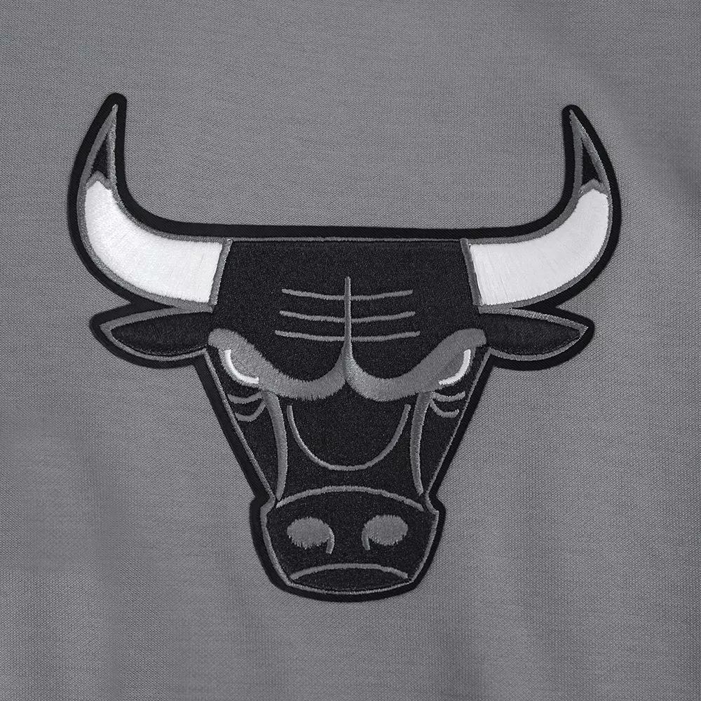 Pro Standard Chicago Bulls Grey Pack Track Jacket-Grey - GREY