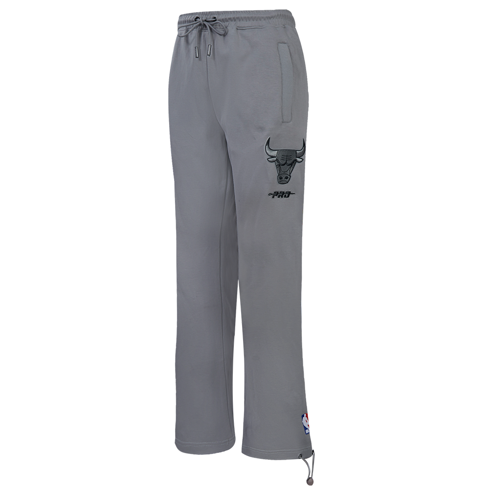 Pro Standard Chicago Bulls Grey Pack Track Pants-Grey - GREY Thumbnail View 3
