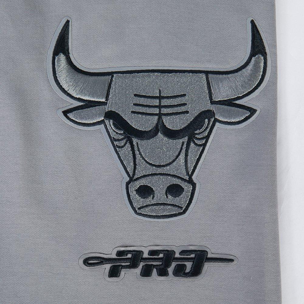 Pro Standard Chicago Bulls Grey Pack Track Pants-Grey - GREY Thumbnail View 5