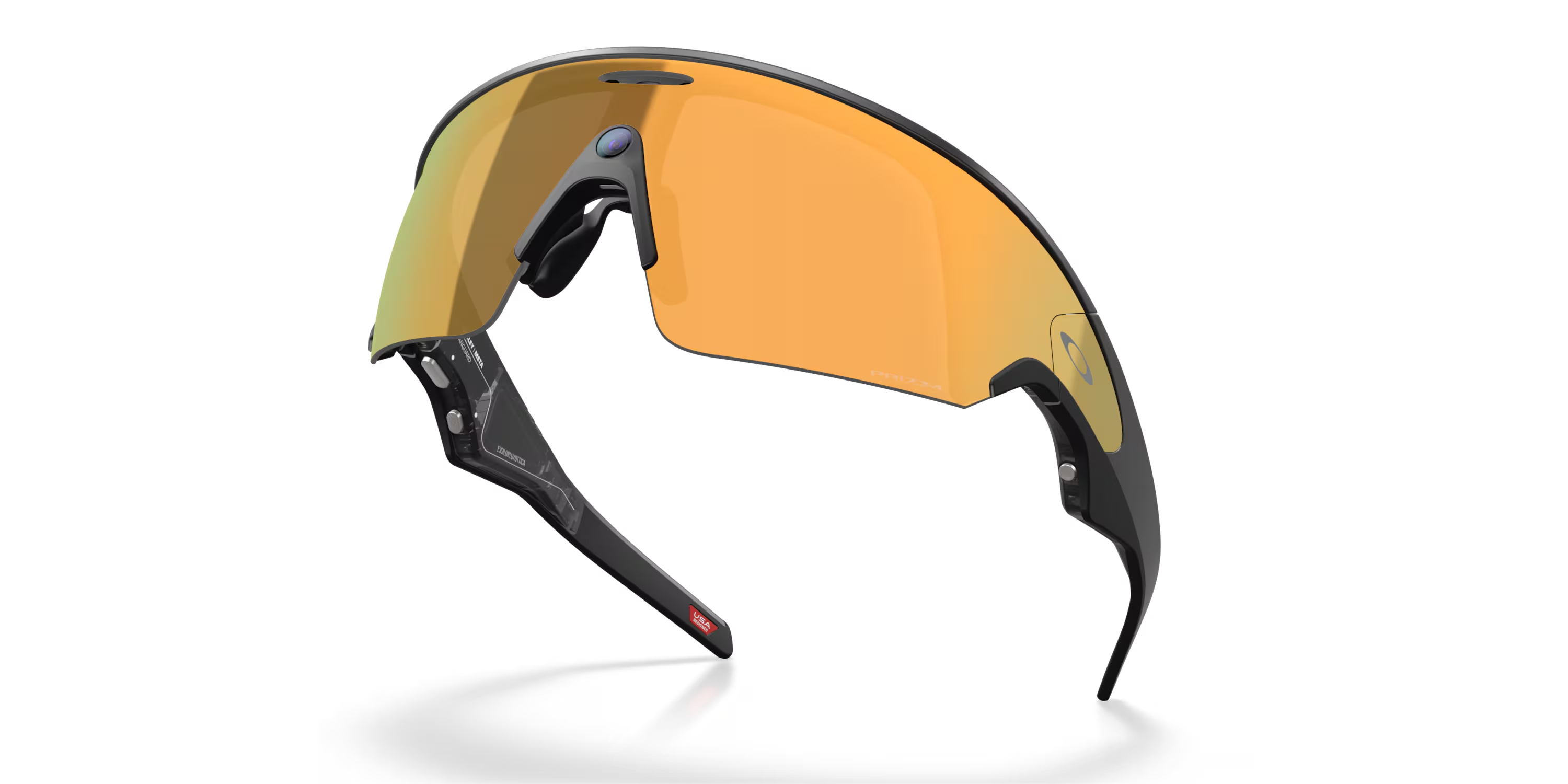 Oakley Meta Vanguard HSTN Sunglasses - BLACK/GOLD Thumbnail View 3