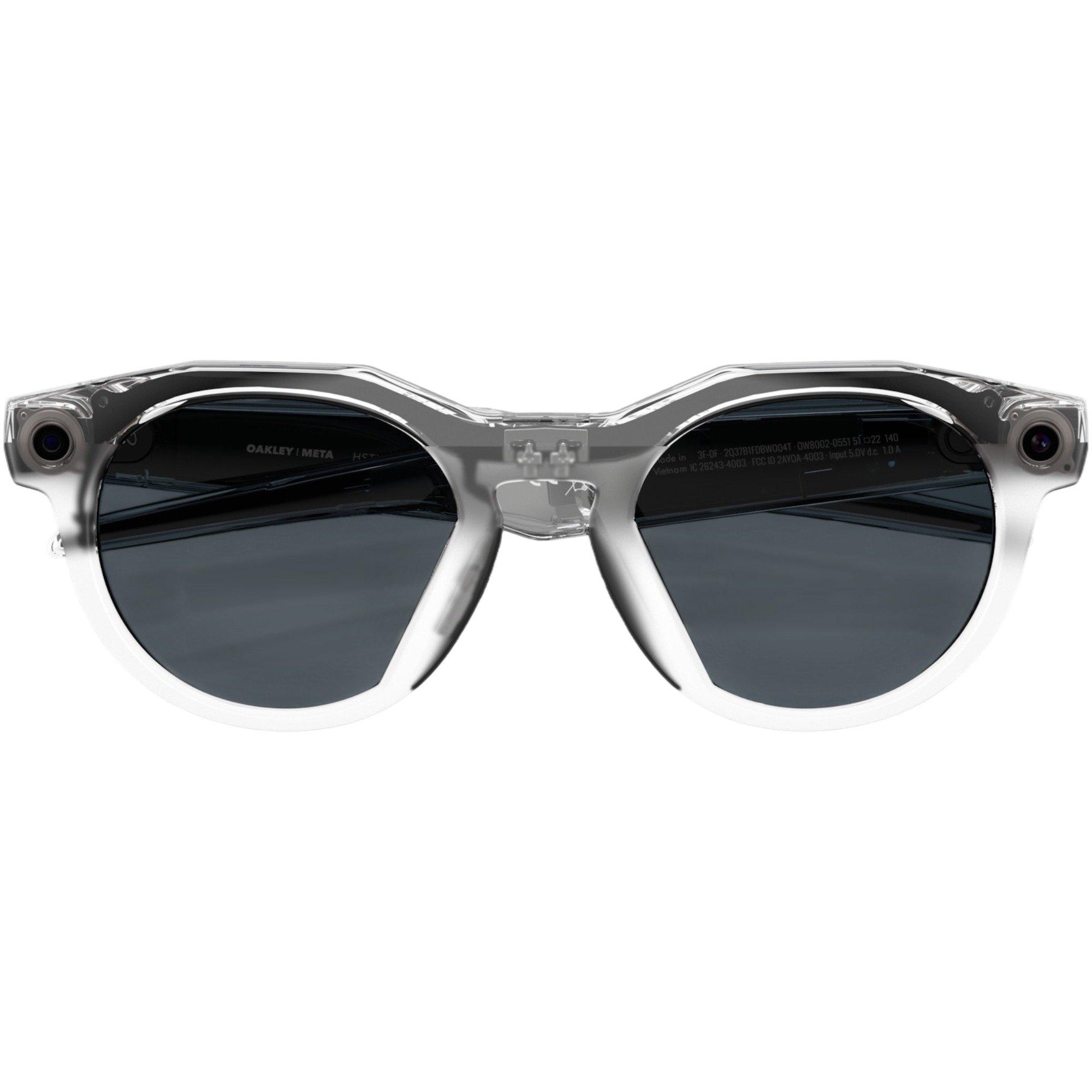 Oakley Meta HSTN Sunglasses-Clear - CLEAR Thumbnail View 3