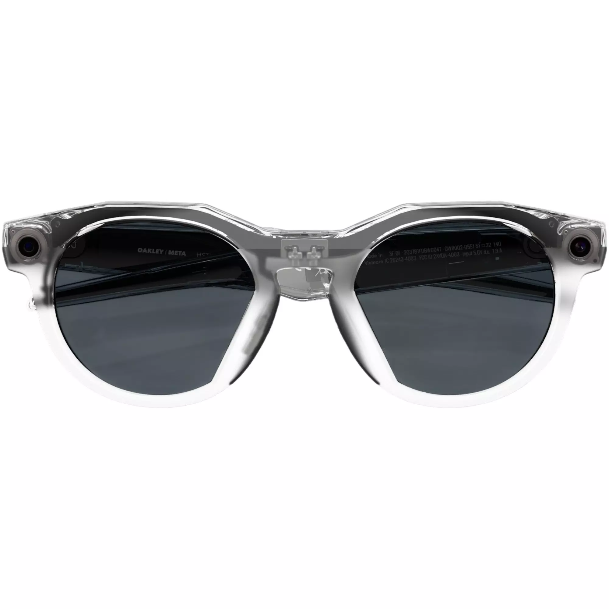 Oakley Meta HSTN Sunglasses-Clear - CLEAR