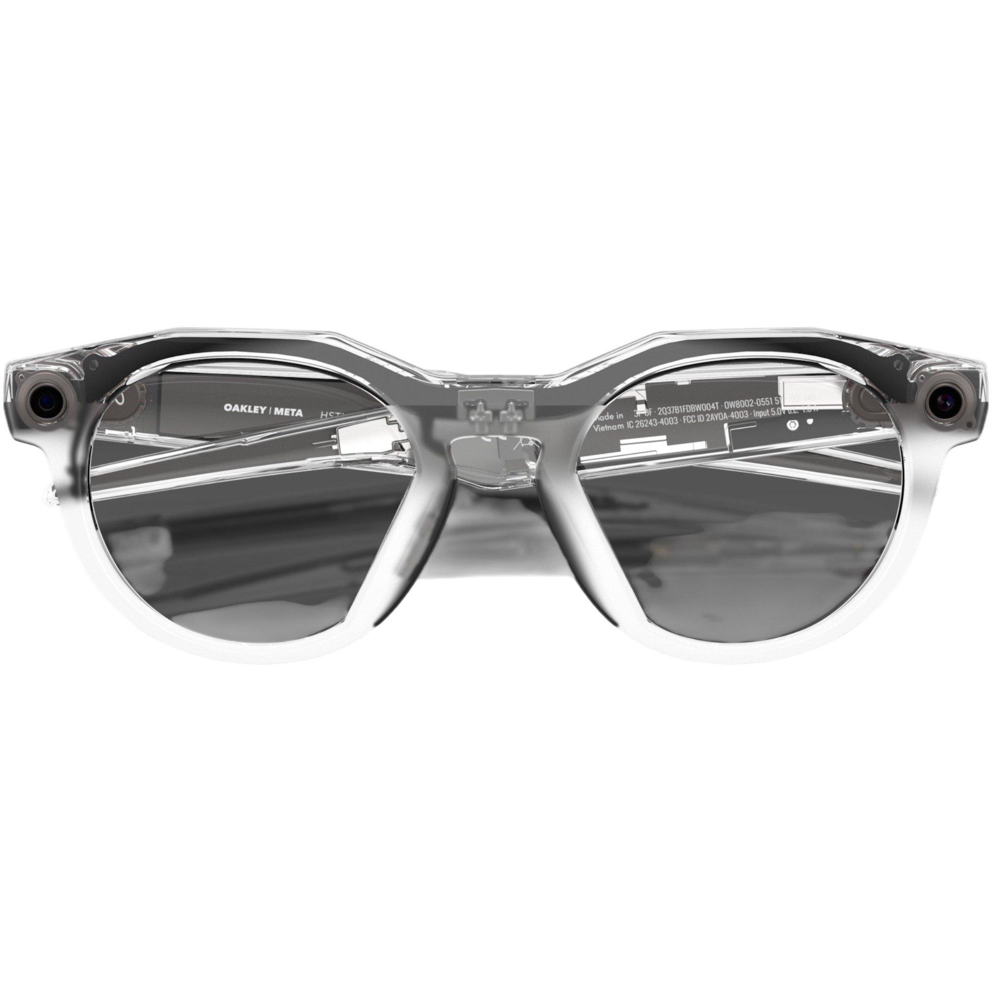 Oakley Meta HSTN Sunglasses-Clear - CLEAR Thumbnail View 4