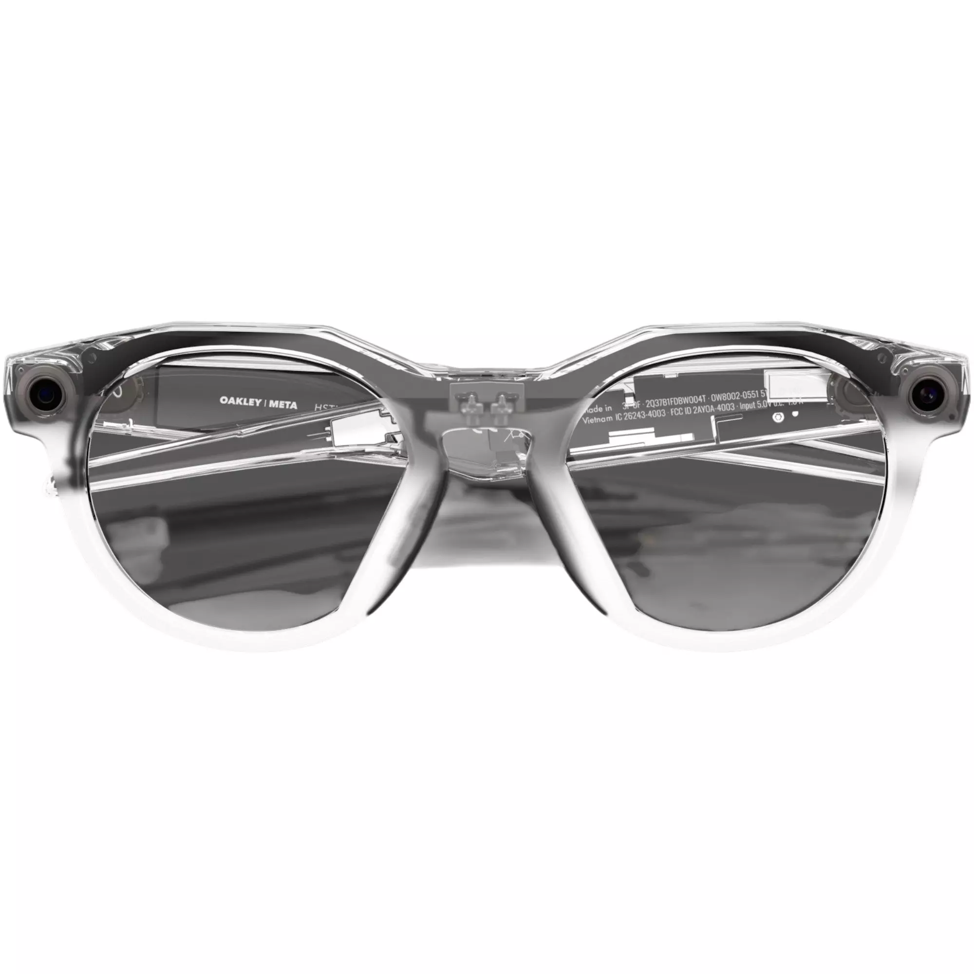 Oakley Meta HSTN Sunglasses-Clear - CLEAR