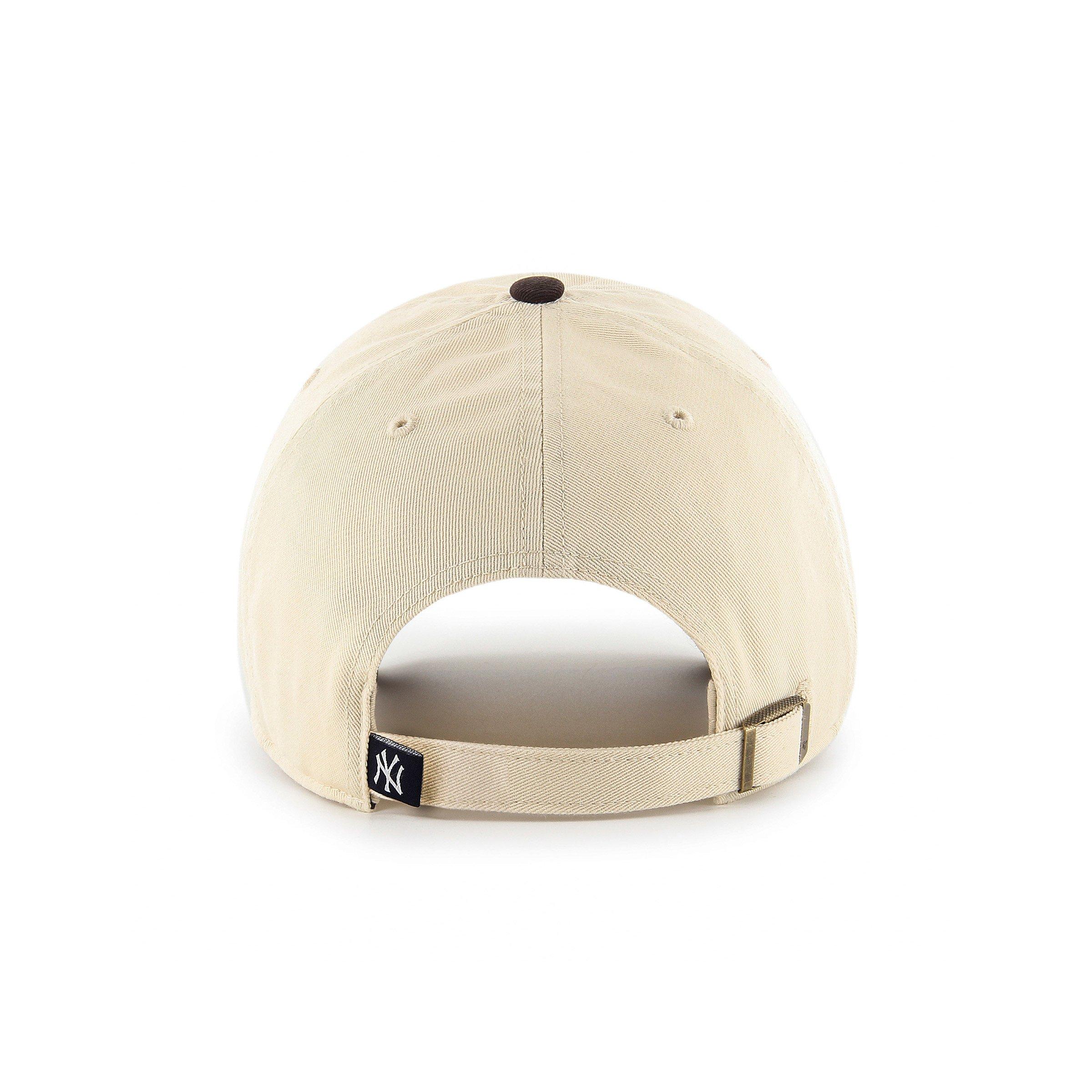 '47 New York Yankees Cleanup Cream/Navy Snapback Hat