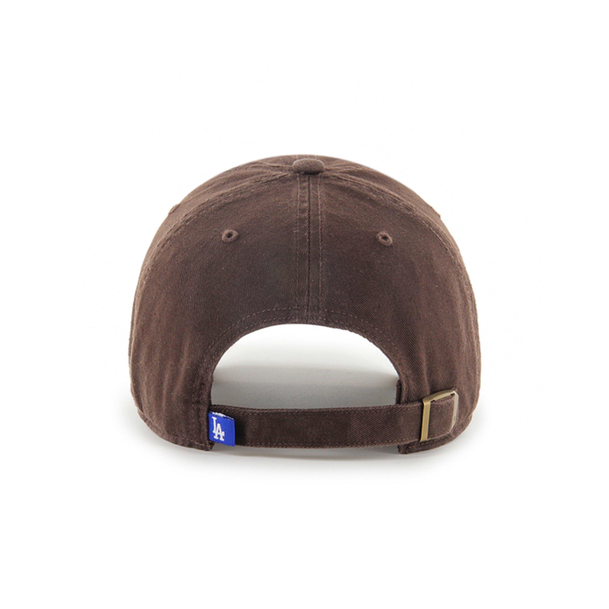 '47 Los Angeles Dodgers Cleanup Brown Snapback Hat