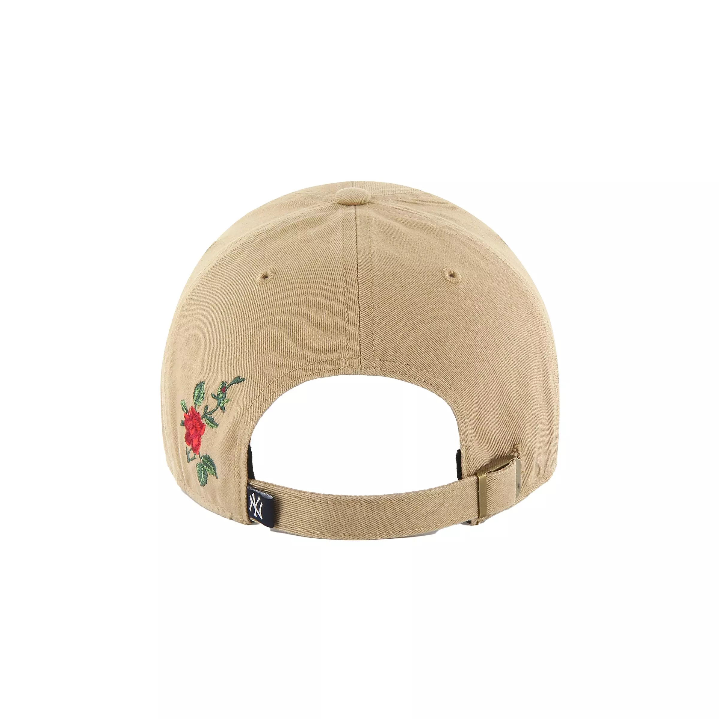 '47 New York Yankees Roses Cleanup Snapback Hat-Khaki - KHAKI