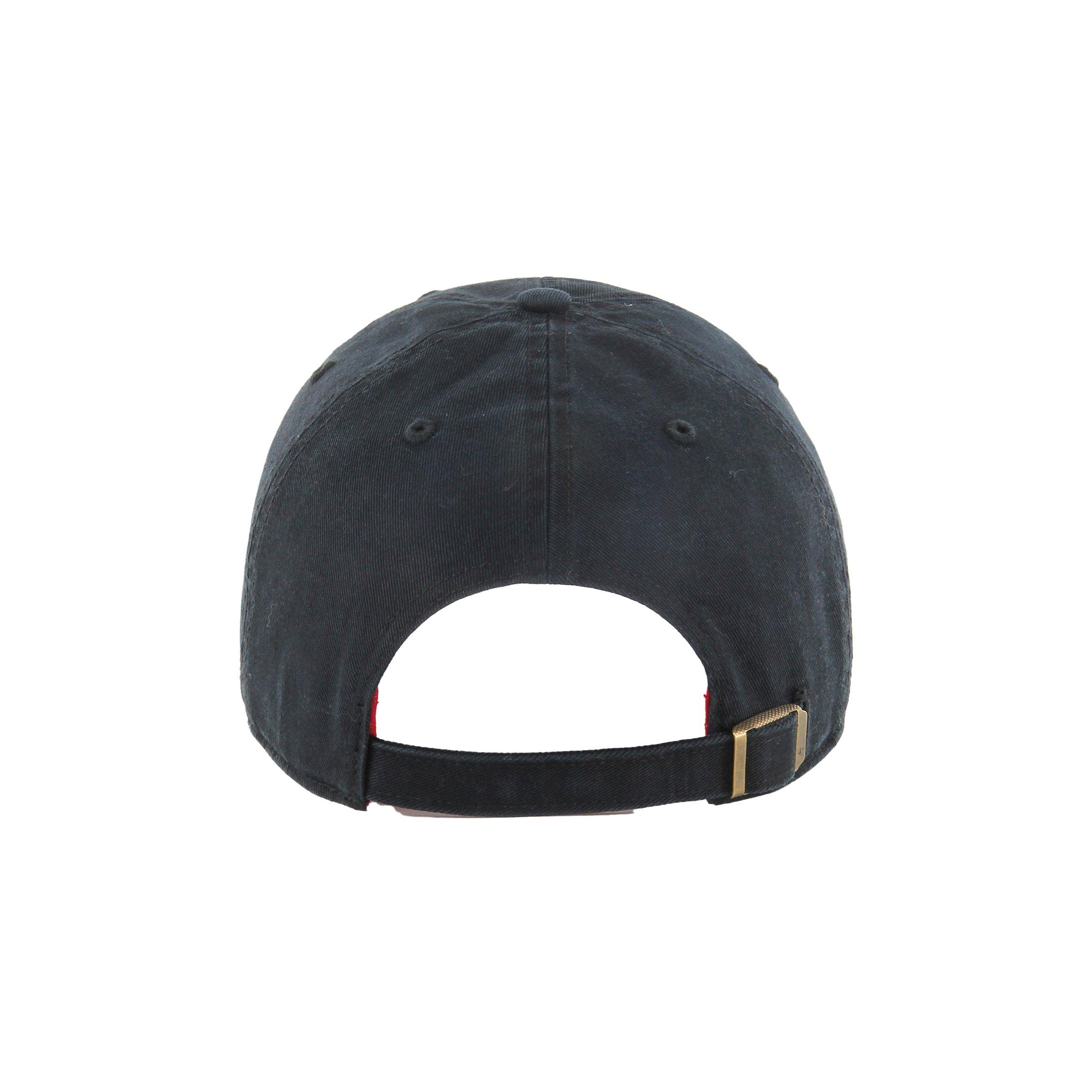 47 Brand New Era NY Yankees Heart Embroidered Clean Up Baseball Hat, Black NWT 47 Brand  main image 3