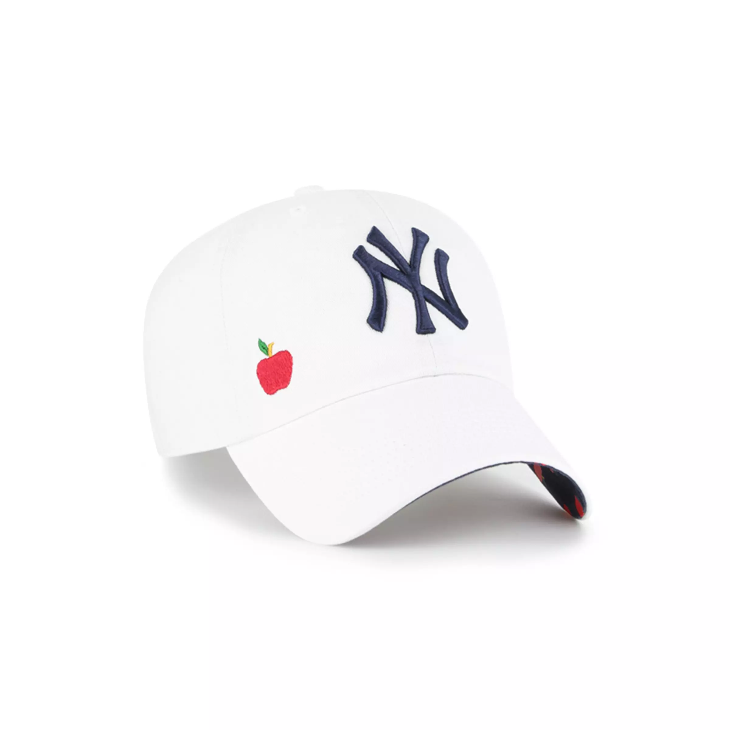 '47 New York Yankees Big Apple Cleanup Snapback Hat-White/Navy - WHITE/NAVY