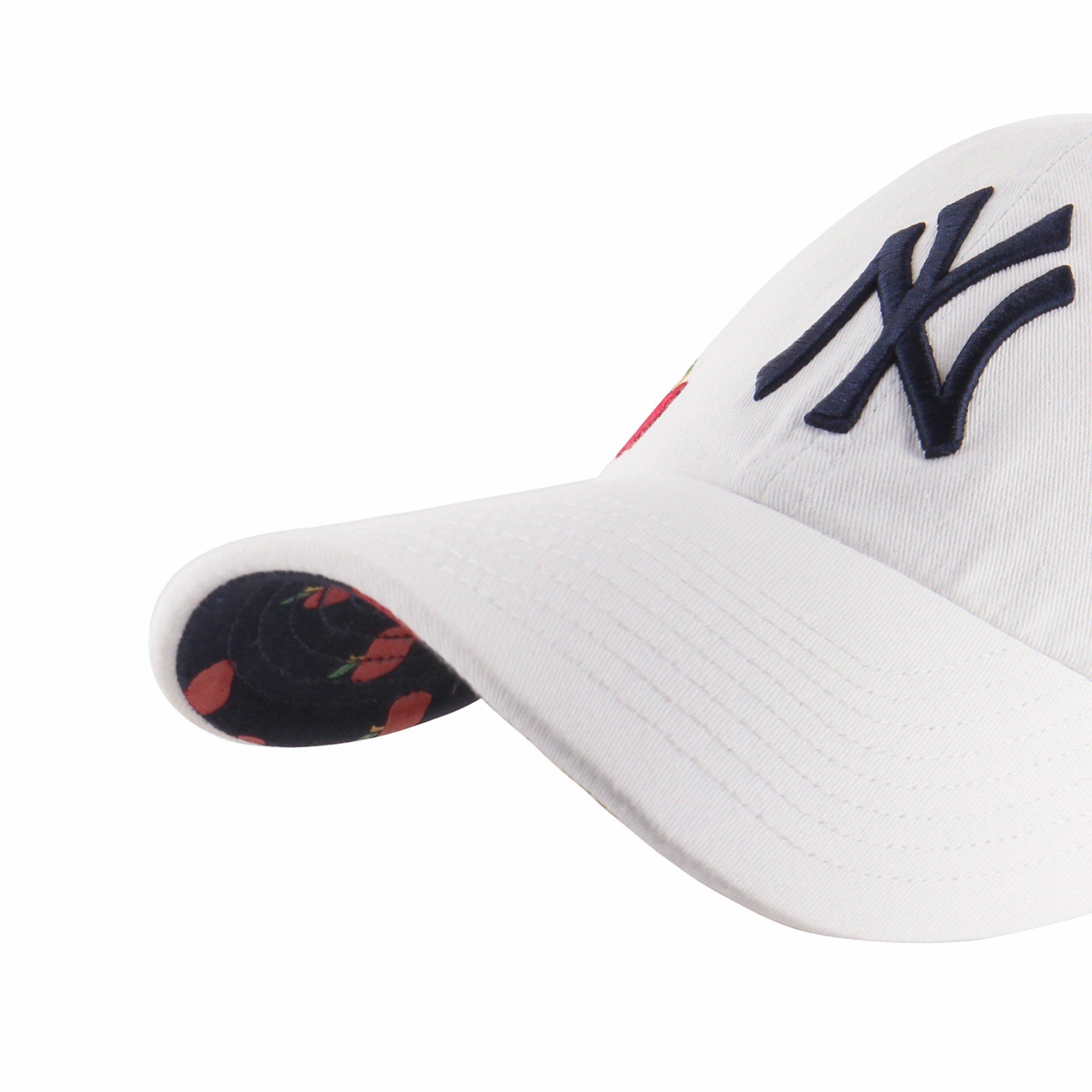 47 New York Yankees Big Apple Cleanup Snapback Hat - White/Navy - WHITE/NAVY Thumbnail View 3