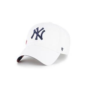 '47 New York Yankees Big Apple Cleanup Snapback Hat-White/Navy