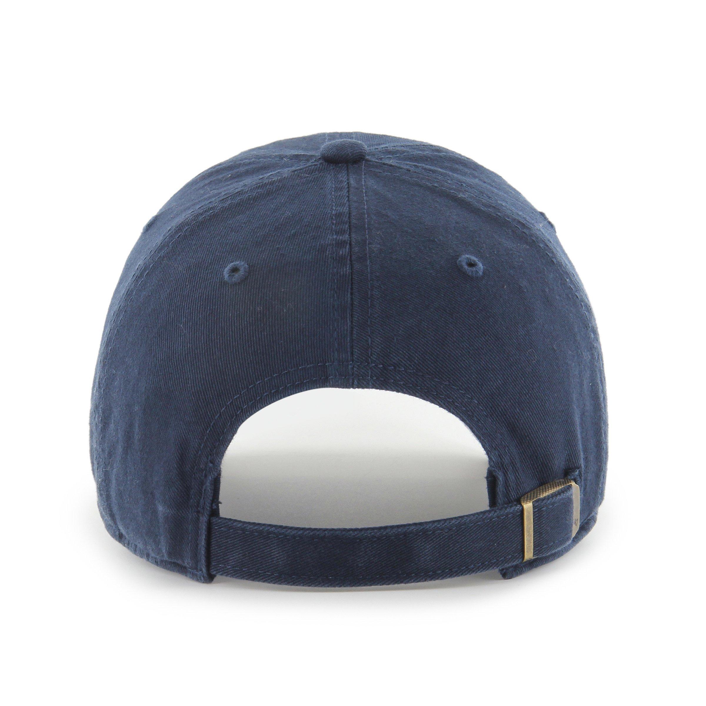'47 Atlanta Braves Peach Cleanup Navy Snapback Hat