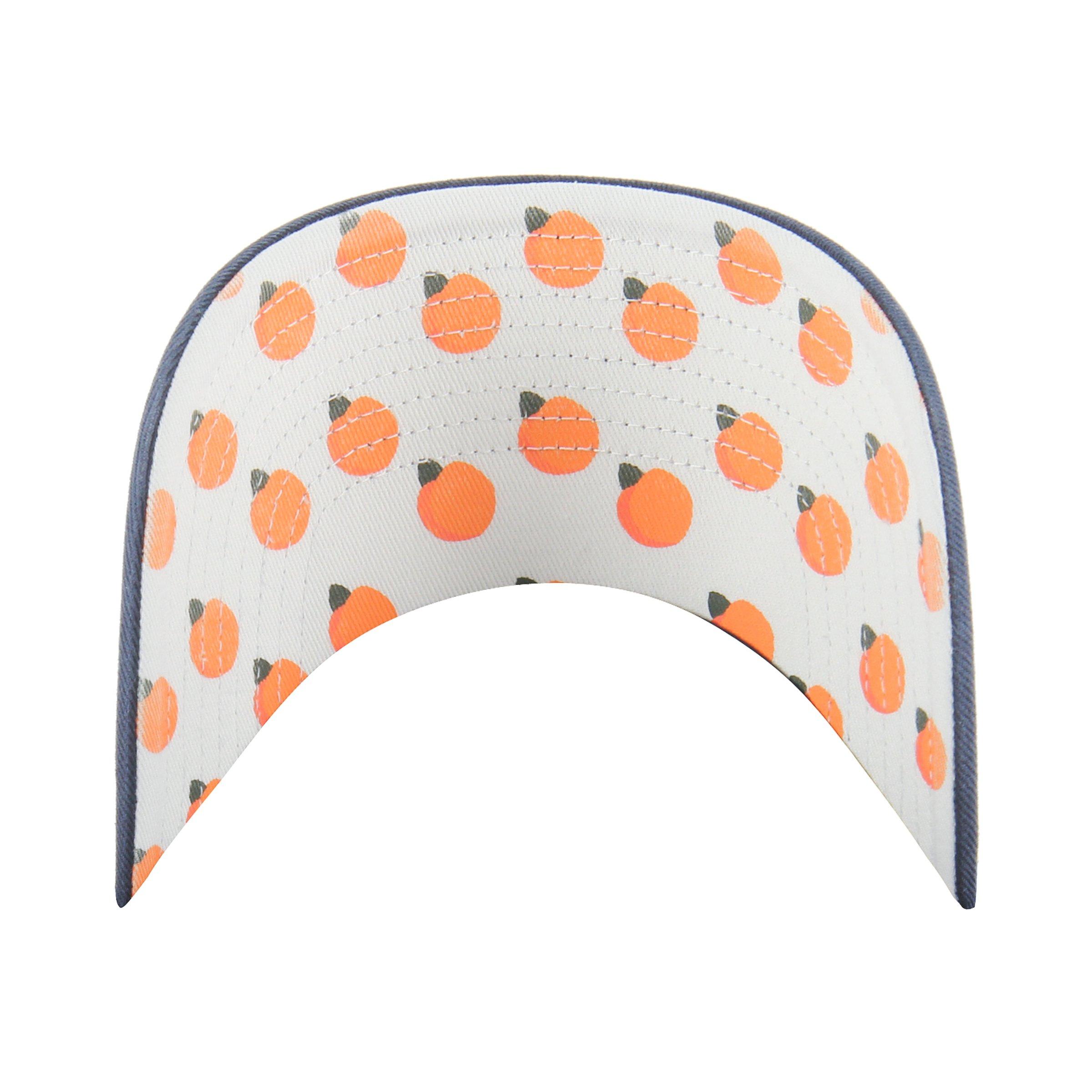 47 Atlanta Braves Peach Cleanup Snapback Hat - Navy - NAVY Thumbnail View 5