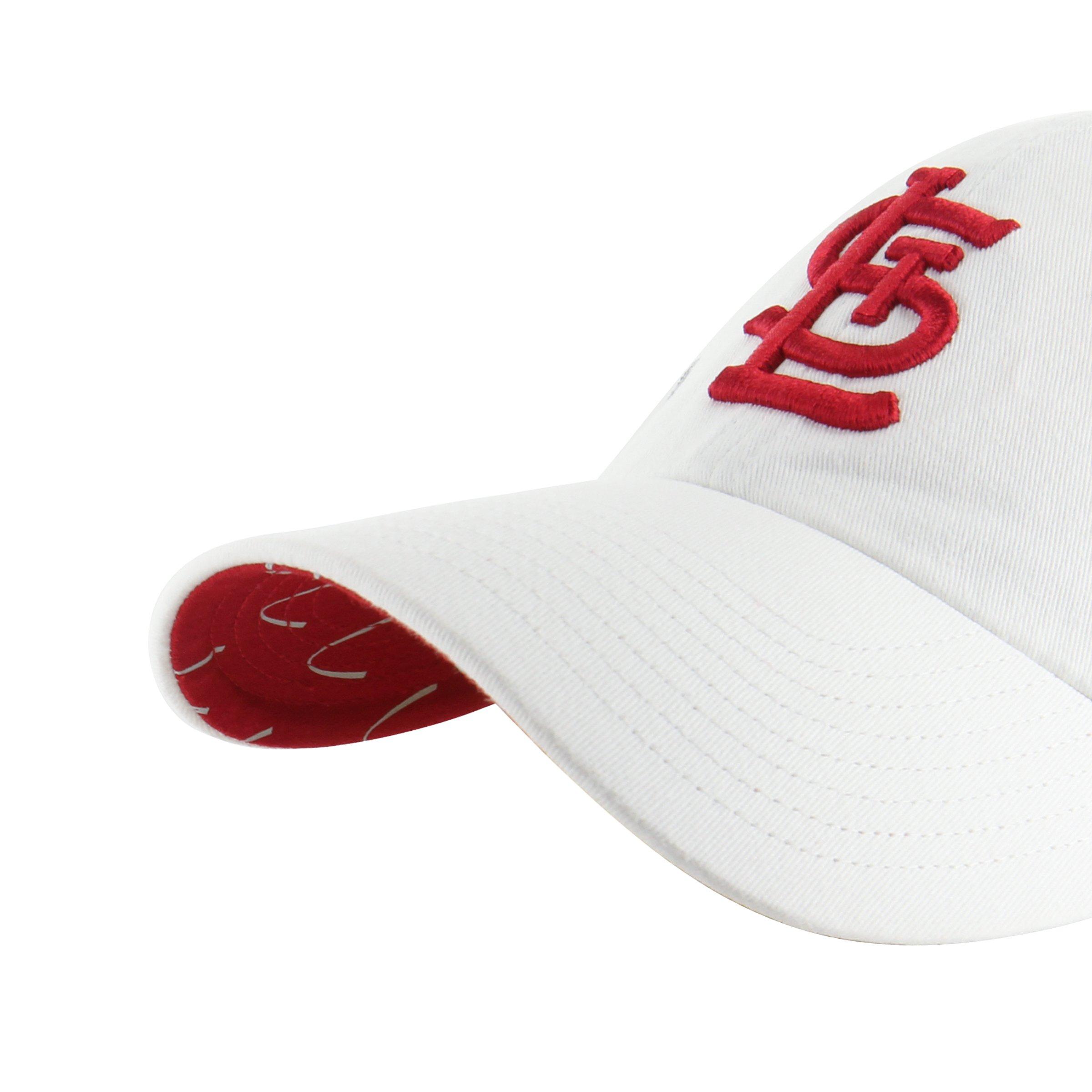 47 St. Louis Cardinals Arch Cleanup Snapback Hat - White/Red - WHITE/RED Thumbnail View 4