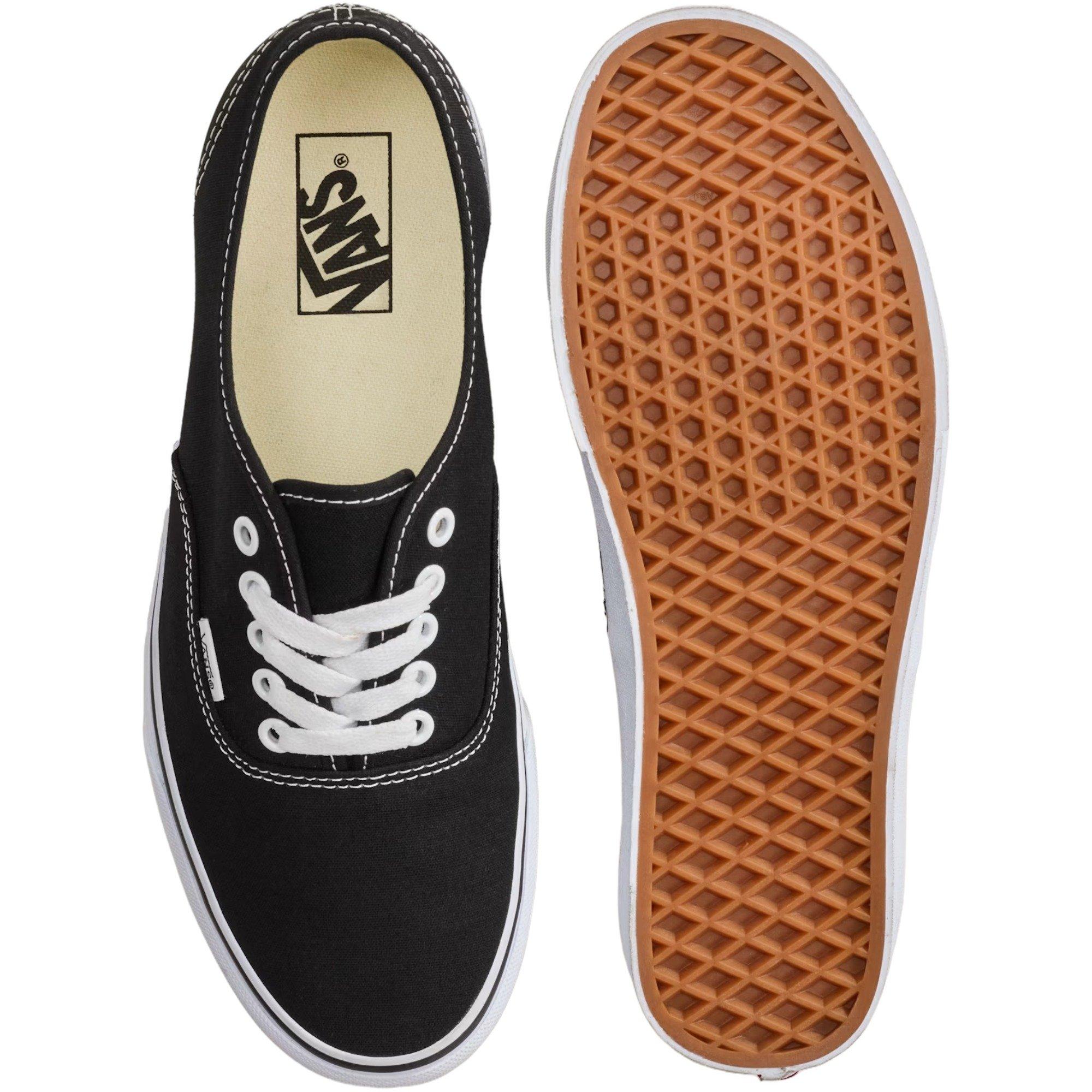 Vans Authentic "Black" Unisex Shoe - BLACK Thumbnail View 5