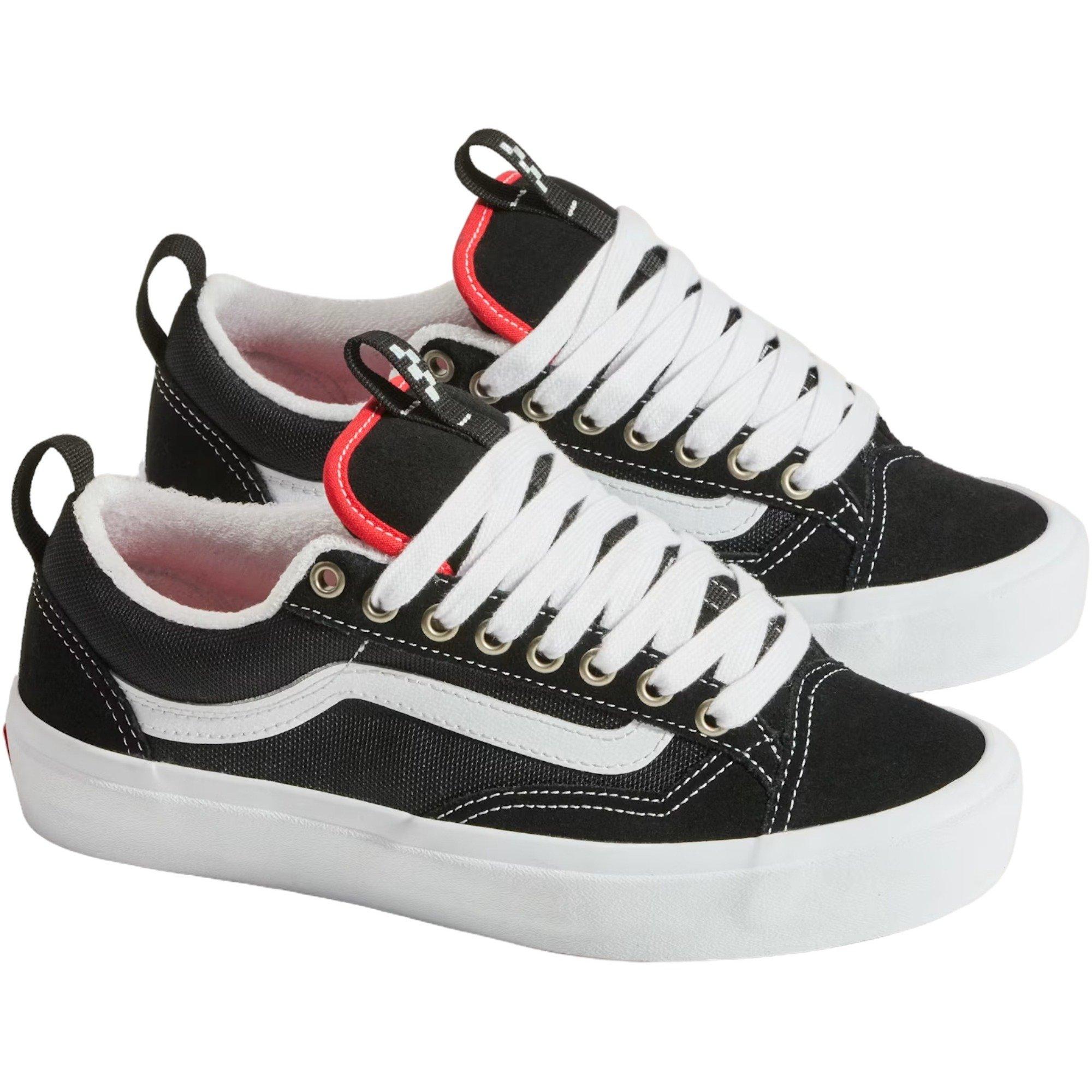Vans Skate Old Skool 36+ "Black/White" Men's Shoe - BLACK/WHITE Thumbnail View 3