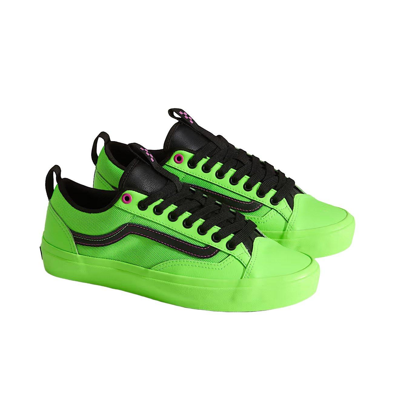 Vans Old Skool 36+ "Green/Black" Men's Shoe - GREEN/BLACK Thumbnail View 3