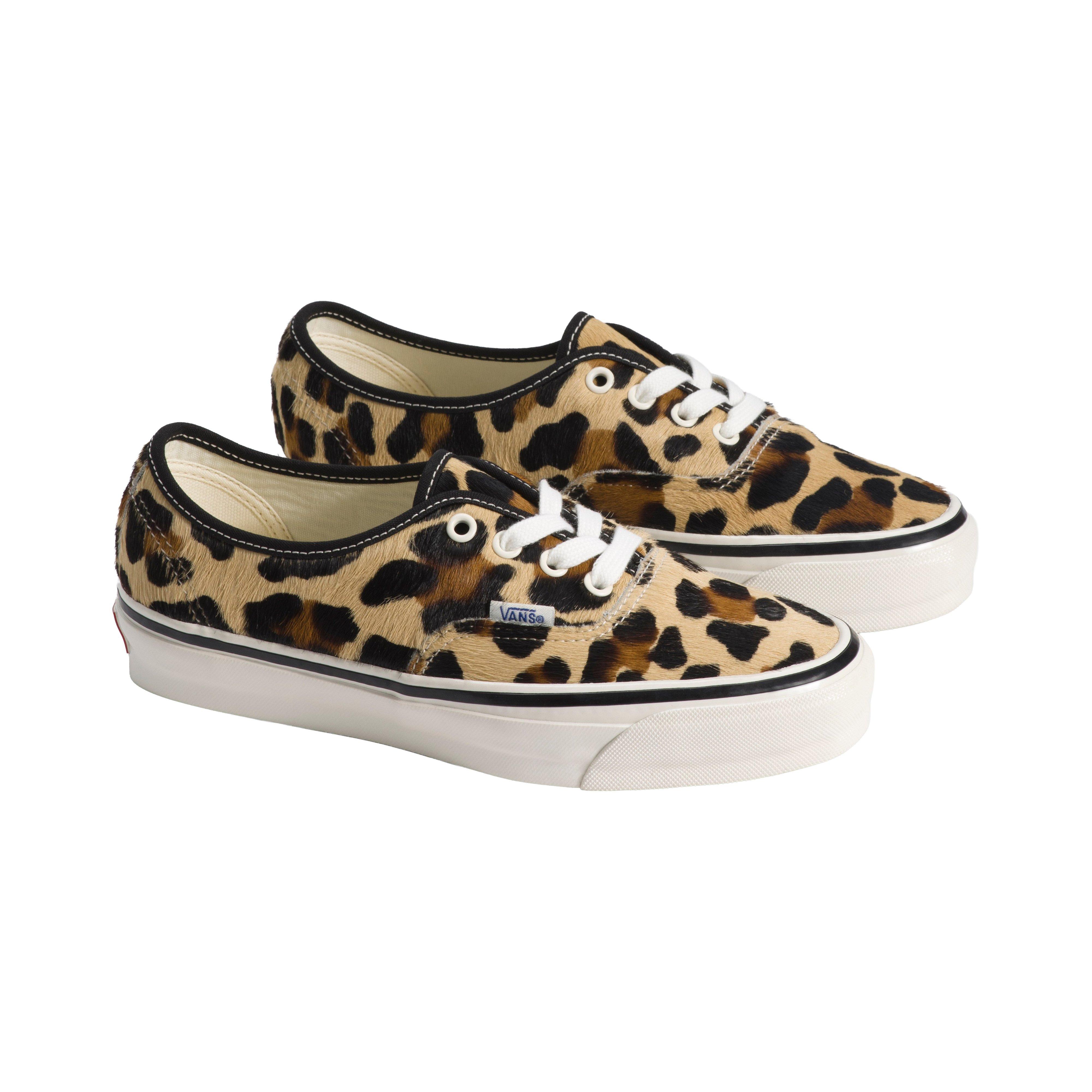 Vans LX Authentic Premium 44 "Leopard/Black" Unisex Shoe - BROWN/BLACK Thumbnail View 2