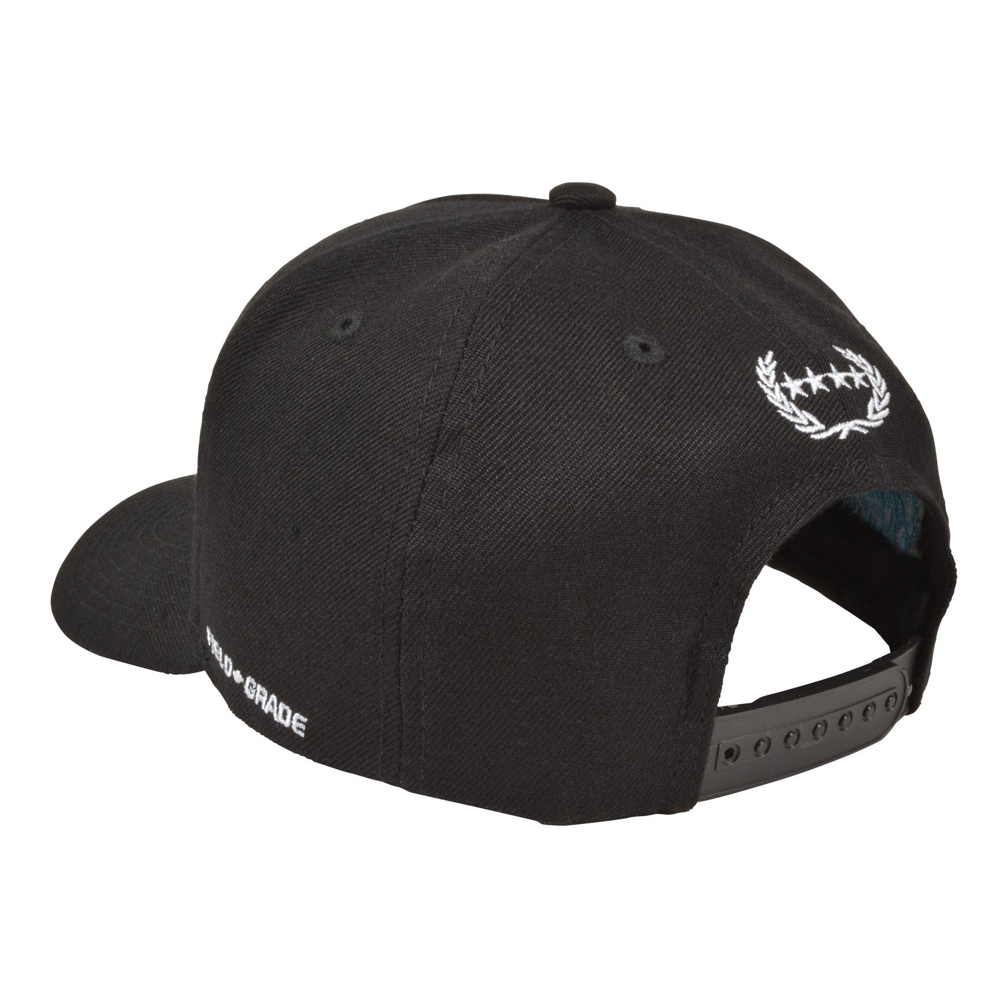 Field Grade D.A.R.E. Snapback Hat-Black - BLACK Thumbnail View 4