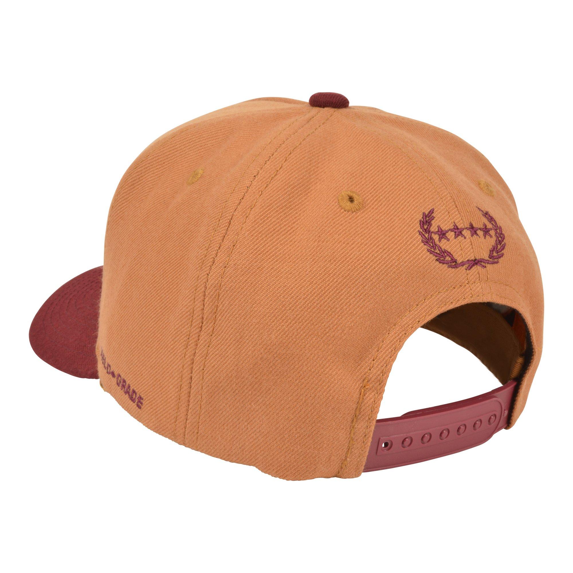 Field Grade Casino Snapback Hat-Wheat - WHEAT Thumbnail View 4